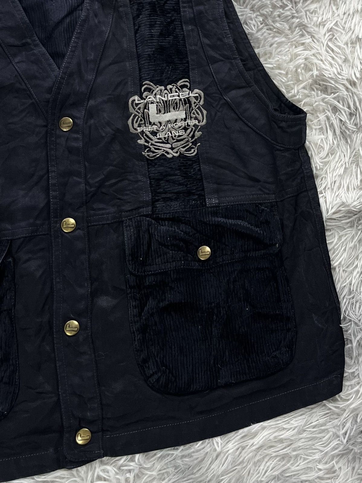 Lancel Vintage Lancel Pret Aporter Vest Size US L / EU 52-54 / 3 - 3 Thumbnail