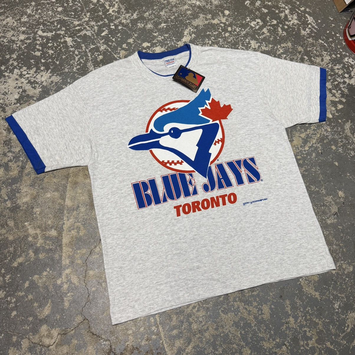 MLB Vintage Toronto Blue Jays True Fan MLB Tshirt 1994 NWT Size US XL / EU 56 / 4 - 9 Thumbnail