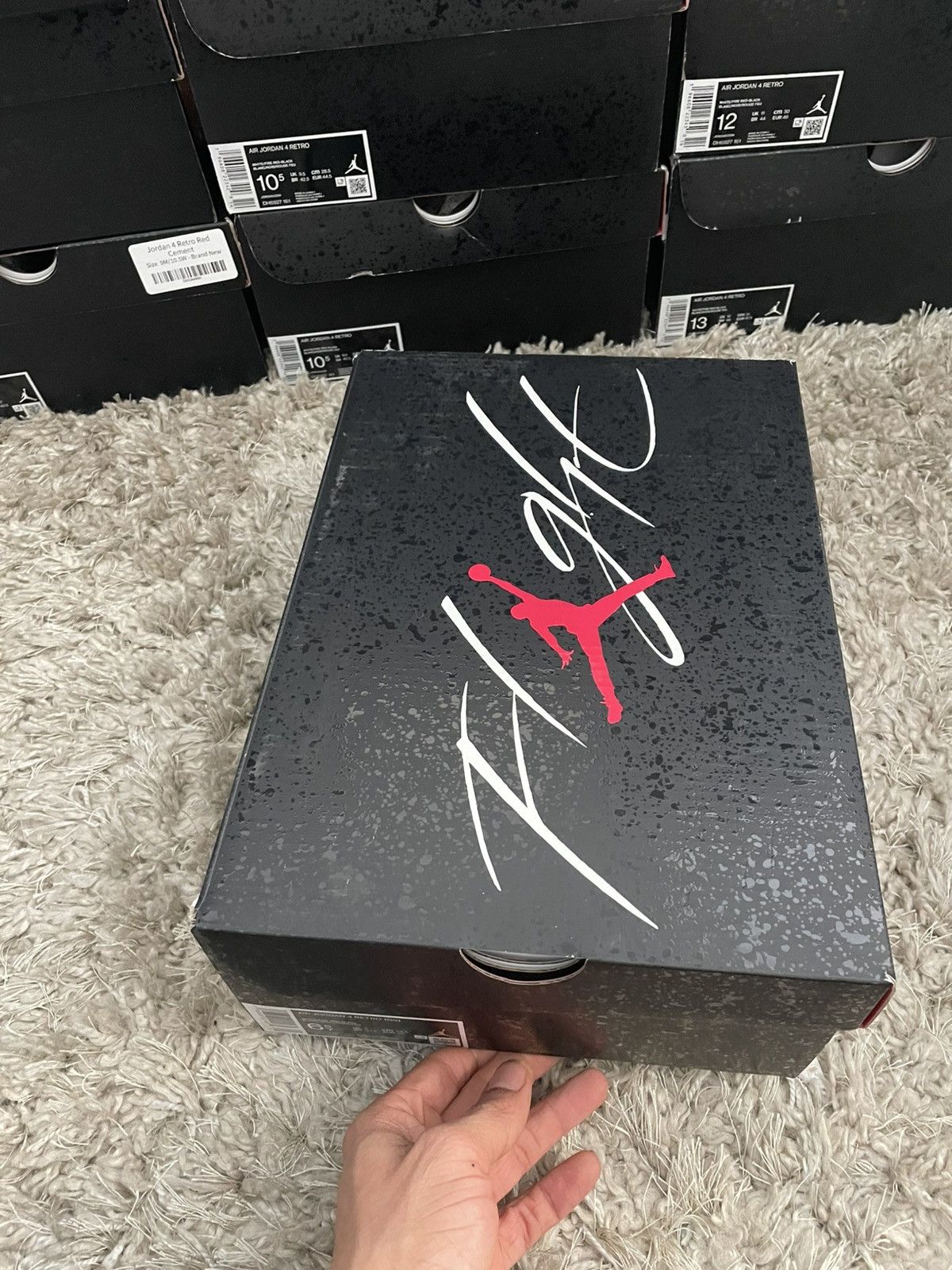 Jordan Brand Jordan 4 Red Cement Size US 6.5 / EU 39-40 - 10 Thumbnail
