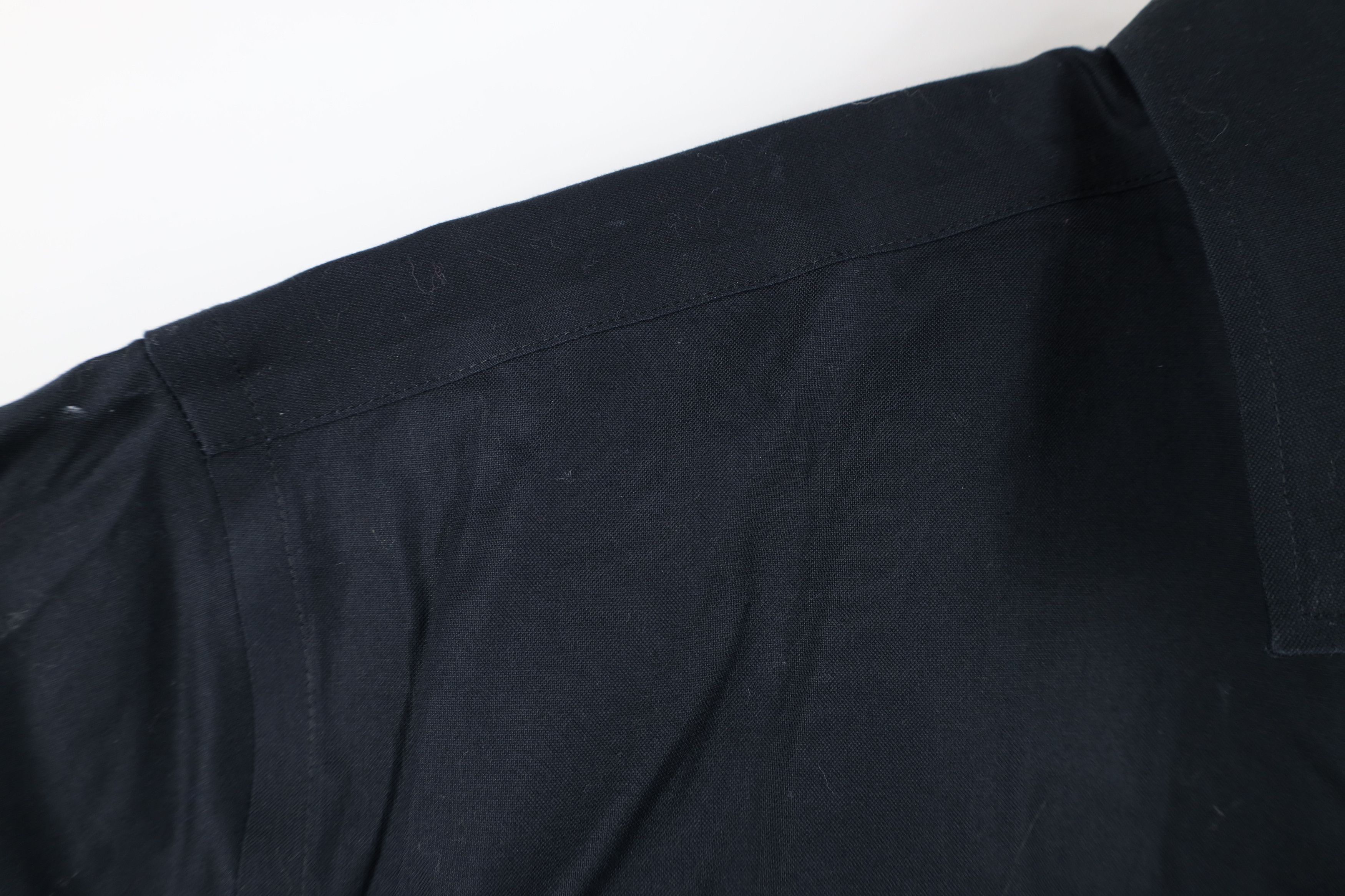 Vintage Lorenzo Uomo Trim Fit The Perfect Black Shirt Collared Shirt Size US M / EU 48-50 / 2 - 4 Thumbnail