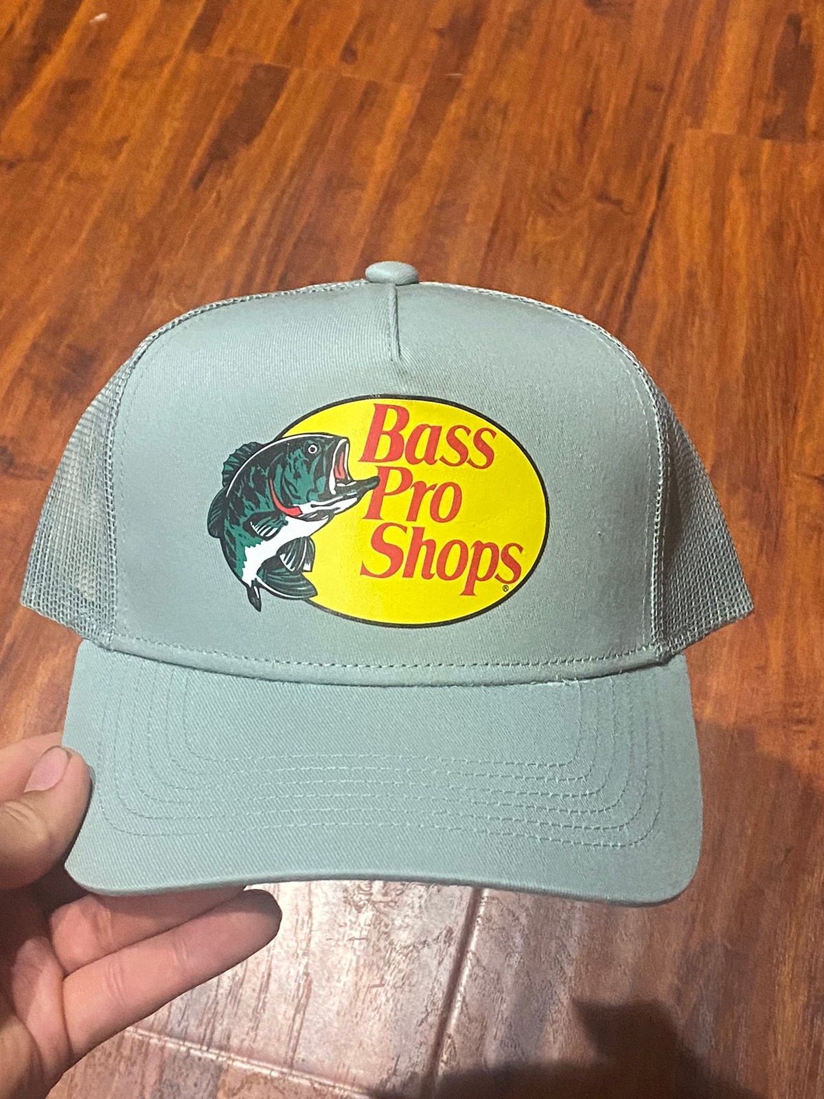 Bass Pro Shops x Hat Bass Pro Shop, Trucker, Hat Color Sage Green, Men's