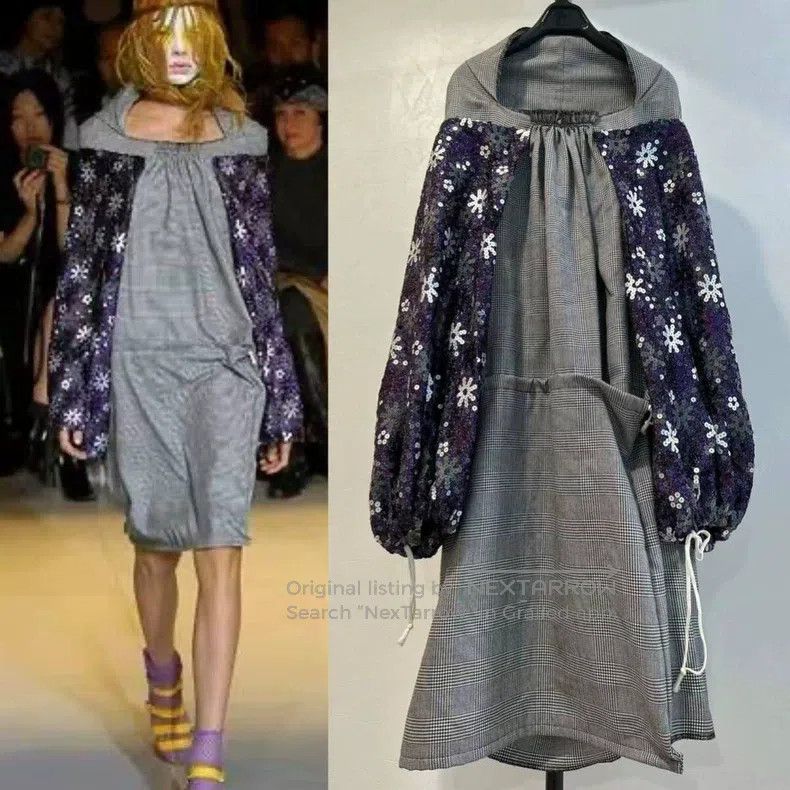 Comme des Garcons Comme Des Garcons Patchwork deconstructed dress Size S / US 4 / IT 40 - 2 Thumbnail
