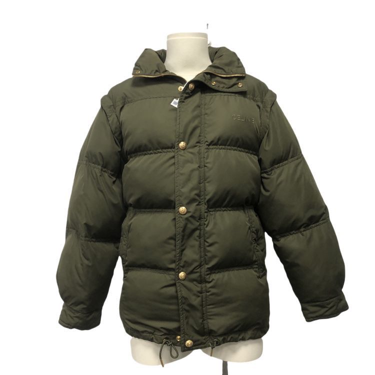 Celine Celine Olive Puffer Down Jacket Size 34 Size XS / US 0-2 / IT 36-38 - 1 Thumbnail