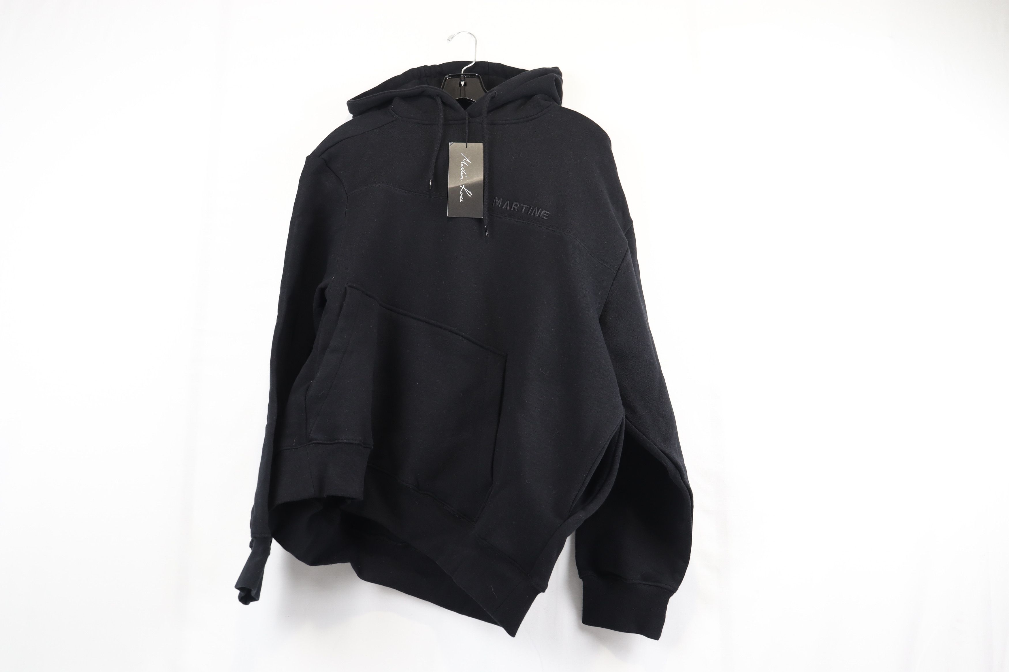 Martine Rose o1rshd10124 Twisted Hoodie in Black Size US S / EU 44-46 / 1 - 3 Thumbnail
