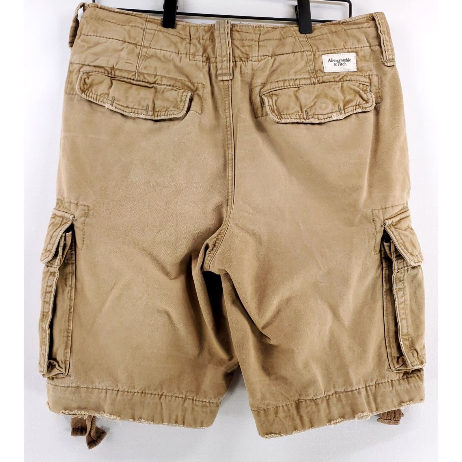 Abercrombie & Fitch VINTAGE Abercrombie & Fitch Cargo Shorts Men Tan Brown 32 Mens 30 (32 Actual) Size US 32 / EU 48 - 4 Thumbnail