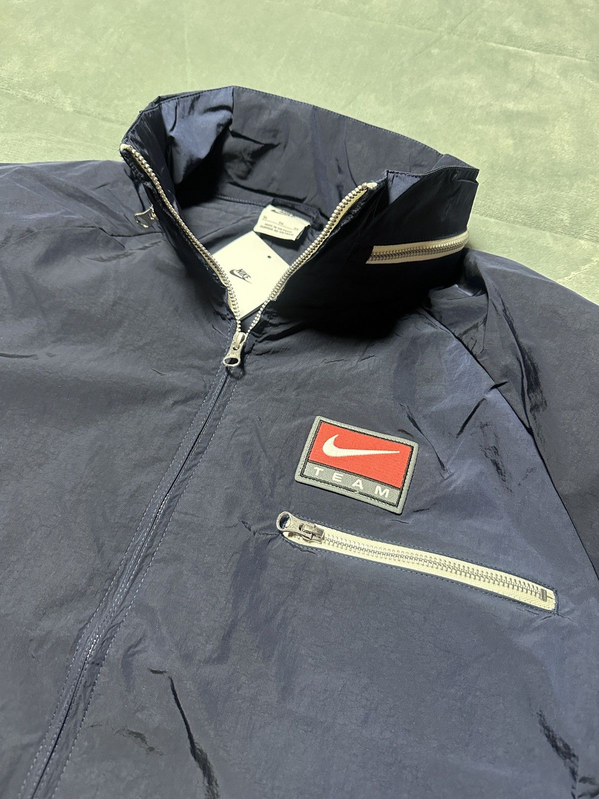 Nike NWT Nike NSW lightweight Woven Jacket Blue Sz XL FB7263-010 Size US XL / EU 56 / 4 - 2 Thumbnail