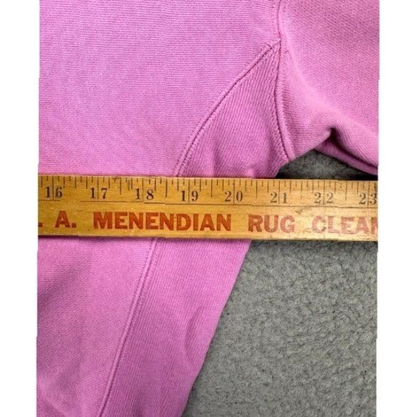 Champion Champion Sweatshirt Womens Small Reverse Weave Pink Big Logo Crew Neck Pullover Sweatshirt Size S / US 4 / IT 40 - 7 Thumbnail