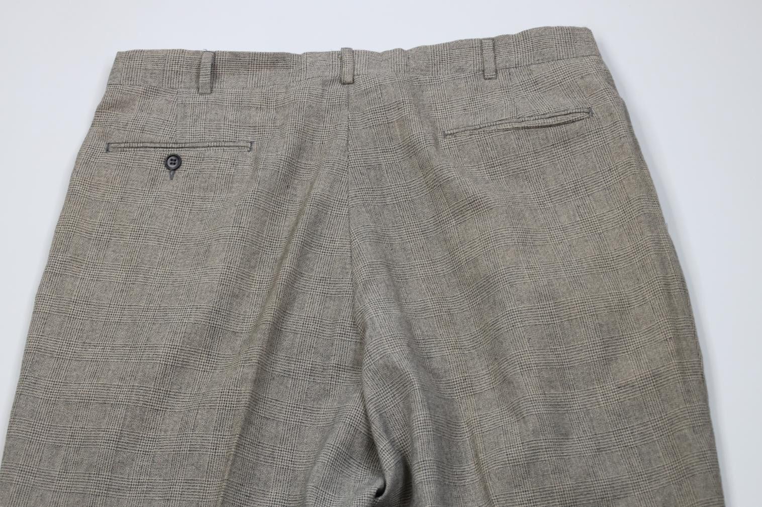 Vintage Vintage 70s Streetwear Houndstooth Wide Leg Chino Pants Size US 36 / EU 52 - 11 Thumbnail