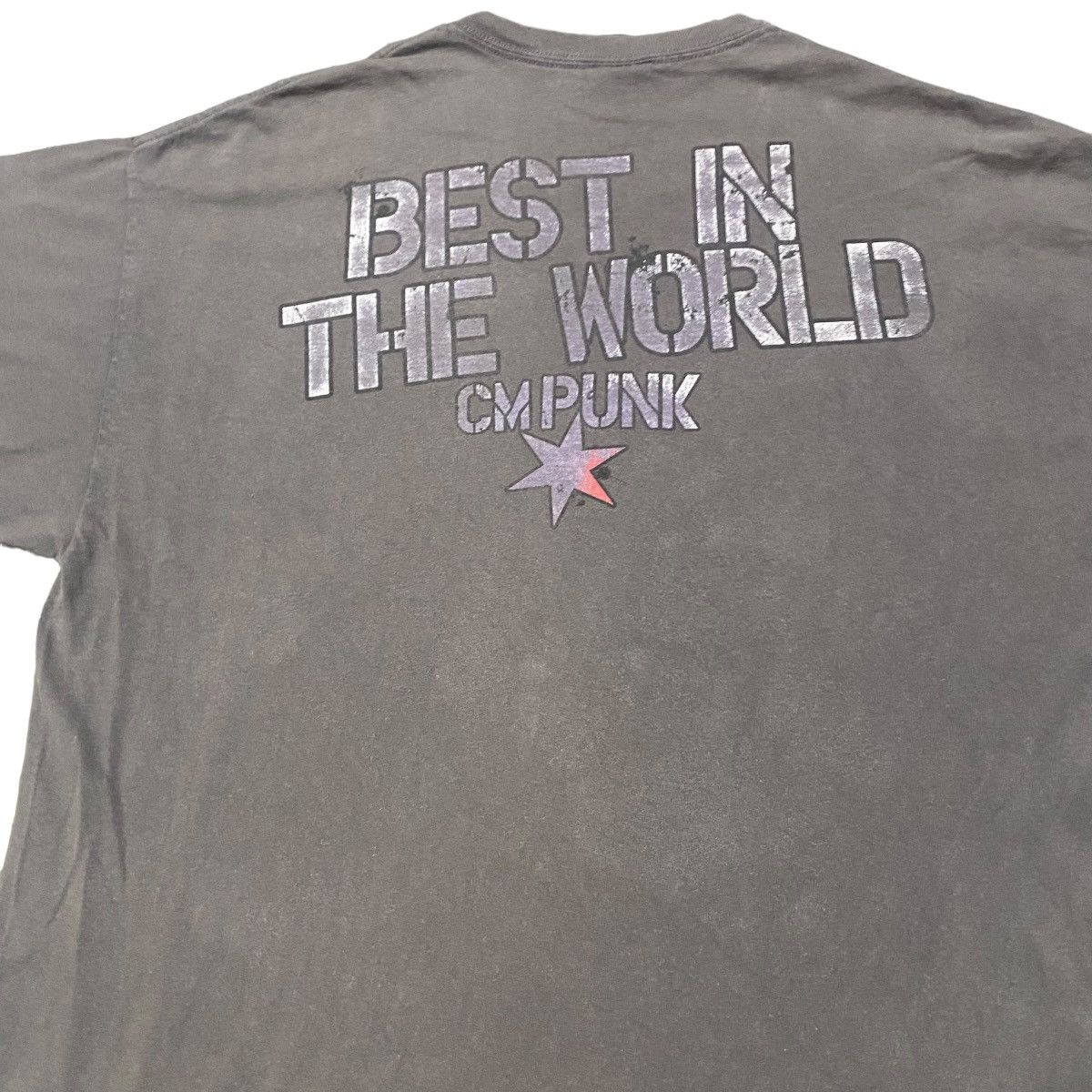 Vintage Vintage Y2K CM PUNK Best in the World Shirt Size US XL / EU 56 / 4 - 9 Thumbnail