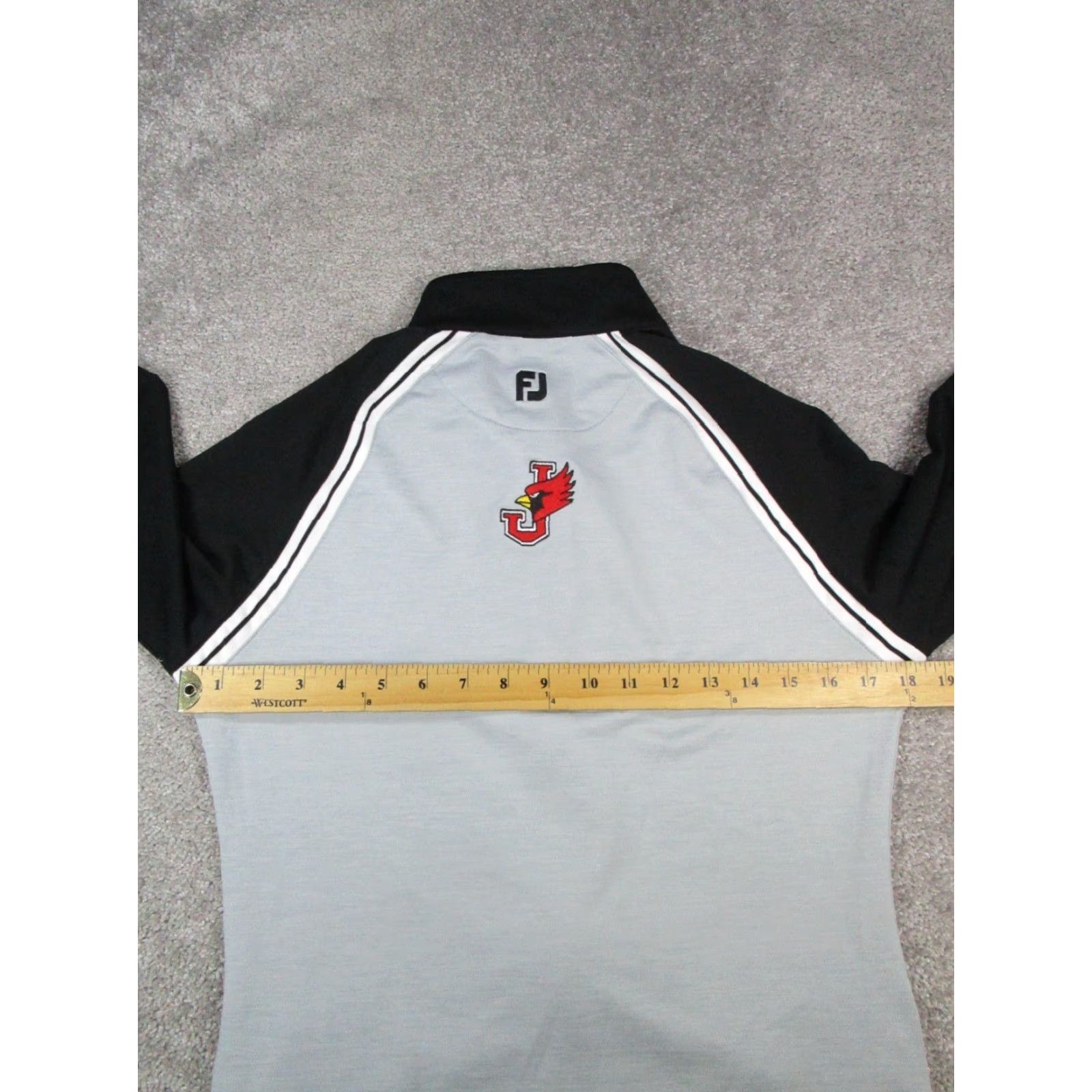 Footjoy FootJoy Sweater Mens Small Gray Black Golf Pullover Mock Neck Logo Short Description? Size US S / EU 44-46 / 1 - 5 Thumbnail