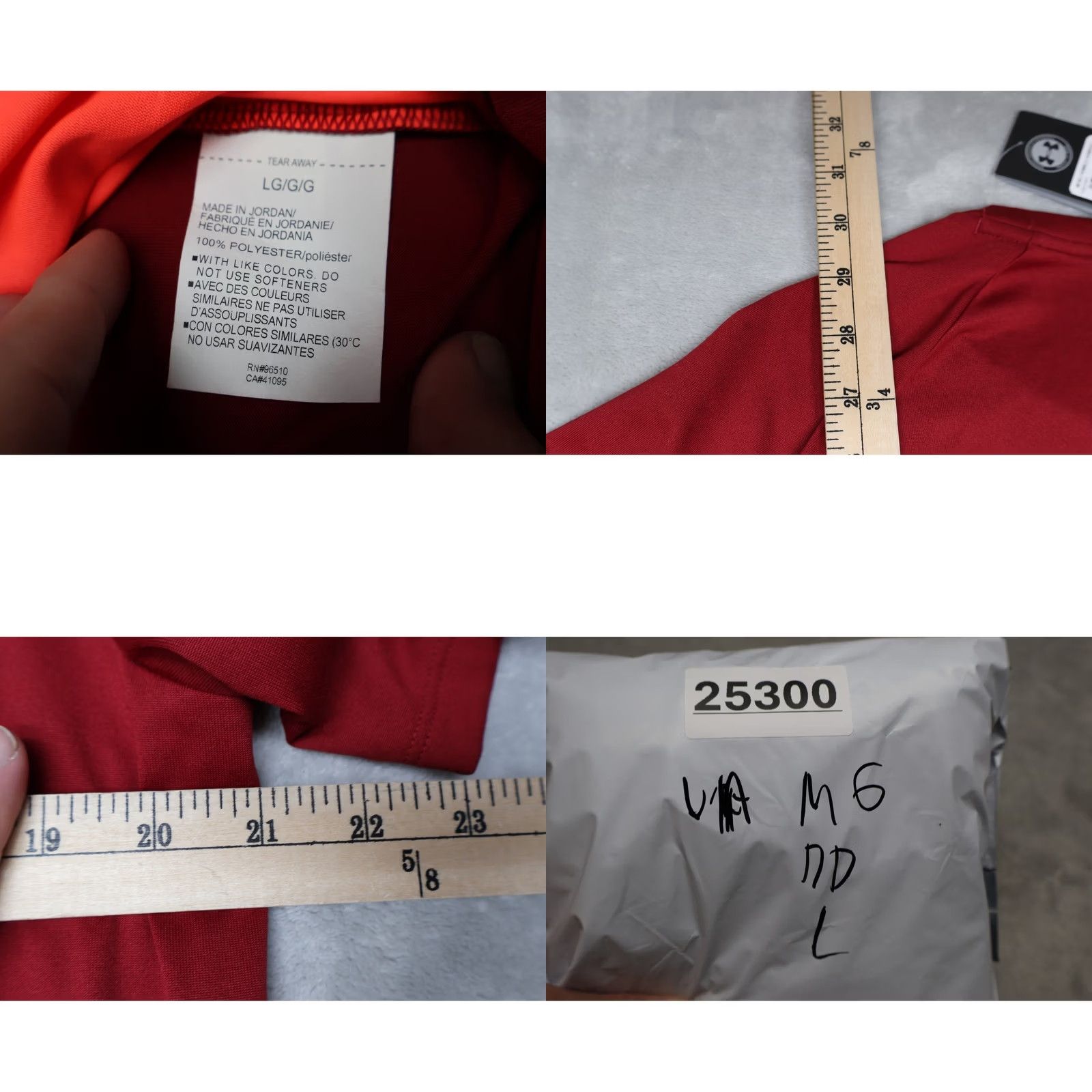 Under Armour Under Armour Shirt Mens Large Red HeatGear Lightweight 2.0 Emboss NEW Graphic Print Size US L / EU 52-54 / 3 - 8 Thumbnail