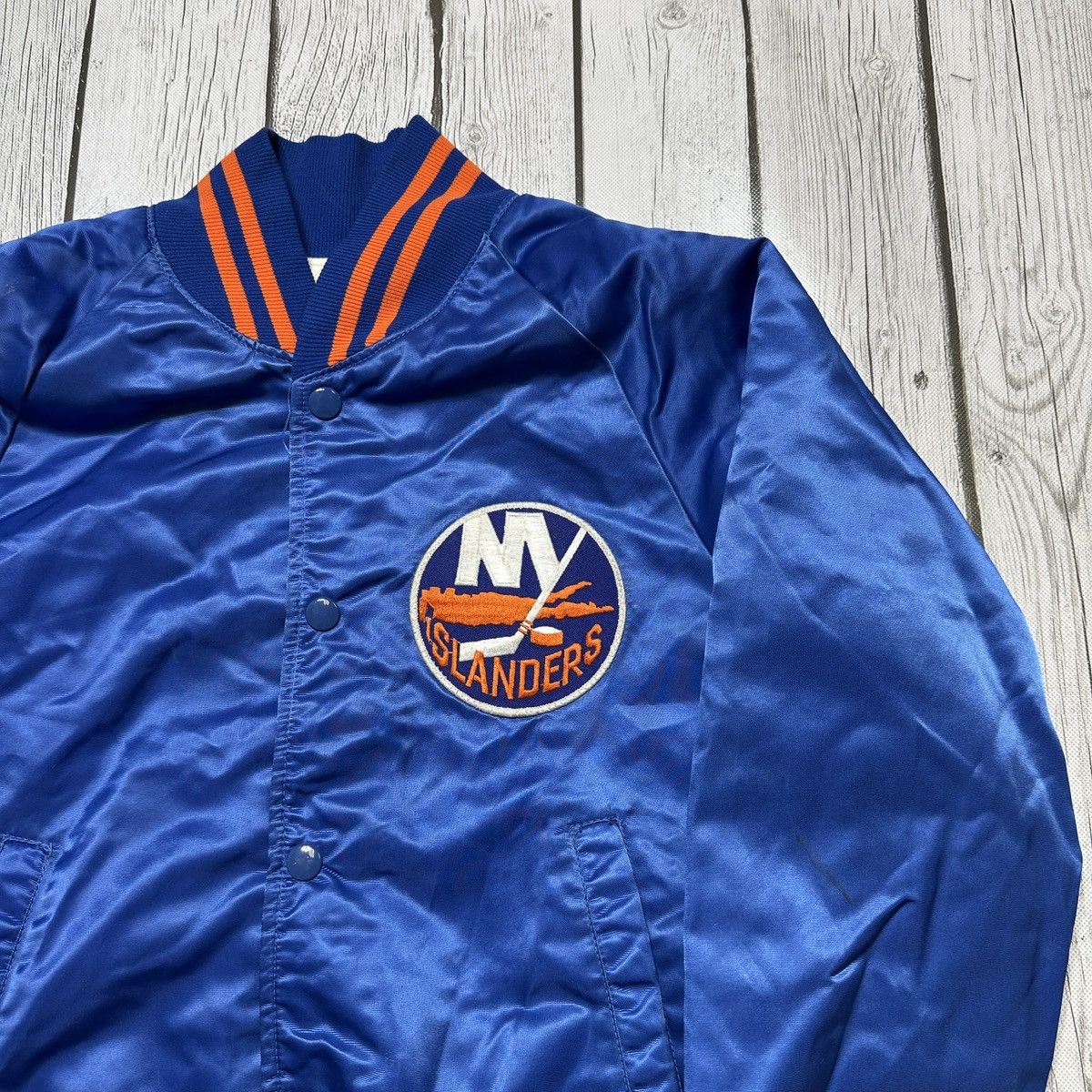 NHL Vintage New York Islanders satin bomber jacket Size US XS / EU 42 / 0 - 3 Thumbnail
