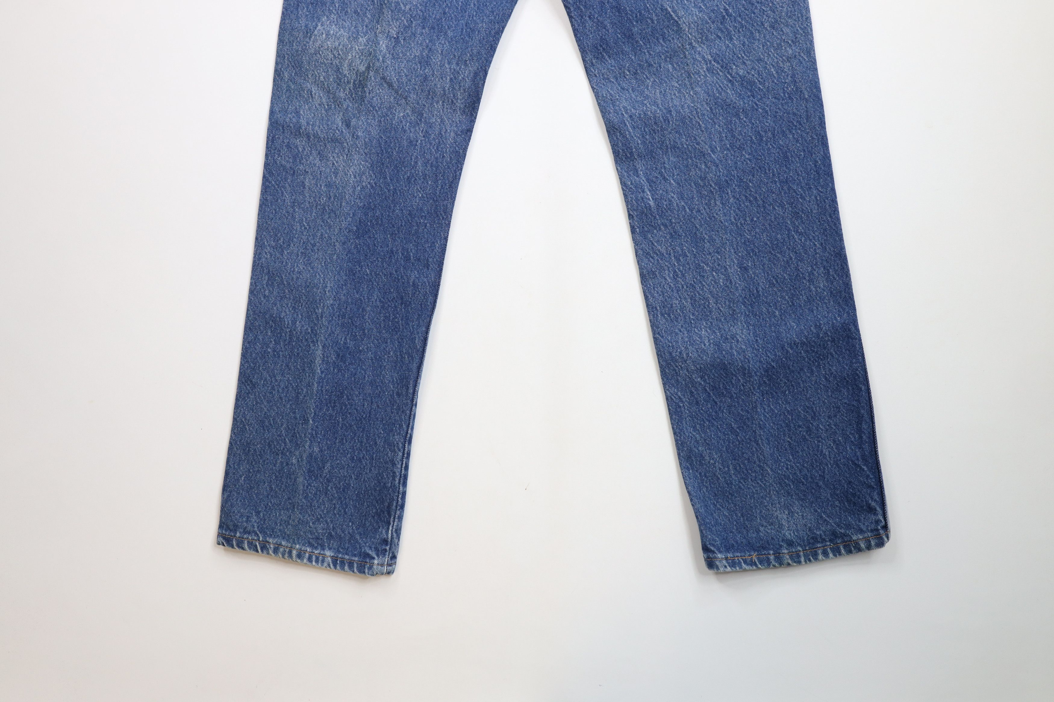 Vintage × Wrangler Vintage 90s Wrangler Leg Denim Jeans Blue Cotton USA Size US 34 / EU 50 - 14 Thumbnail