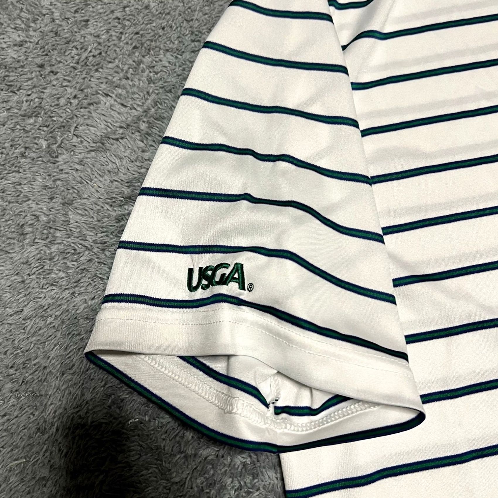 RLX Ralph Lauren RLX Polo Ralph Lauren Shirt Mens Large 2017 US Open Golf Performance Stripe White L Mens Shirt Size US L / EU 52-54 / 3 - 3 Thumbnail
