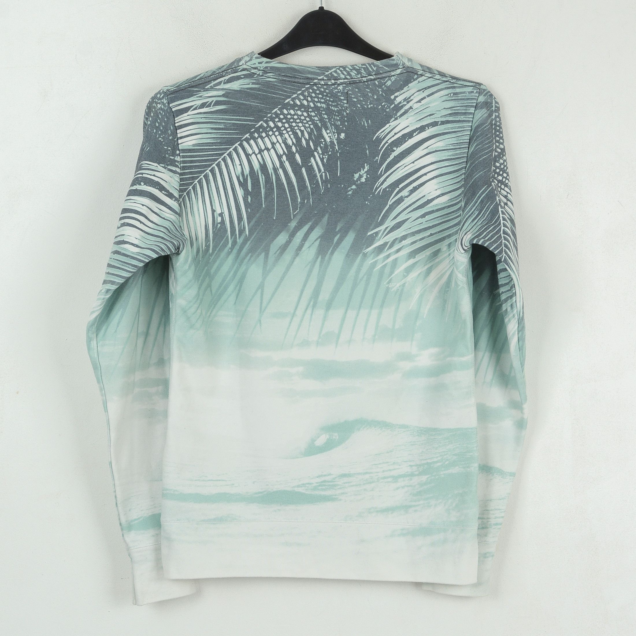 Replay BLUE JEANS Men Jumper Sweatshirt Pullover Crew Neck Leaf Size US S / EU 44-46 / 1 - 4 Thumbnail