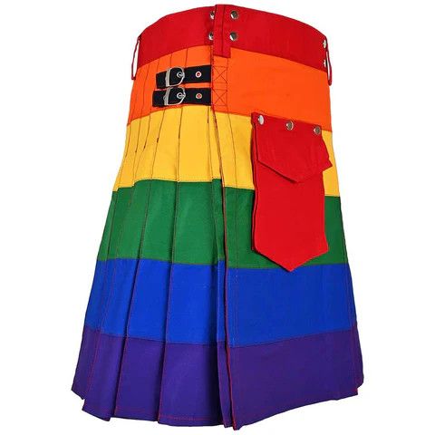 Other Utility Hybrid Kilt Rainbow with Removable Cargo Pocket Size US 38 / EU 54 - 1 Thumbnail