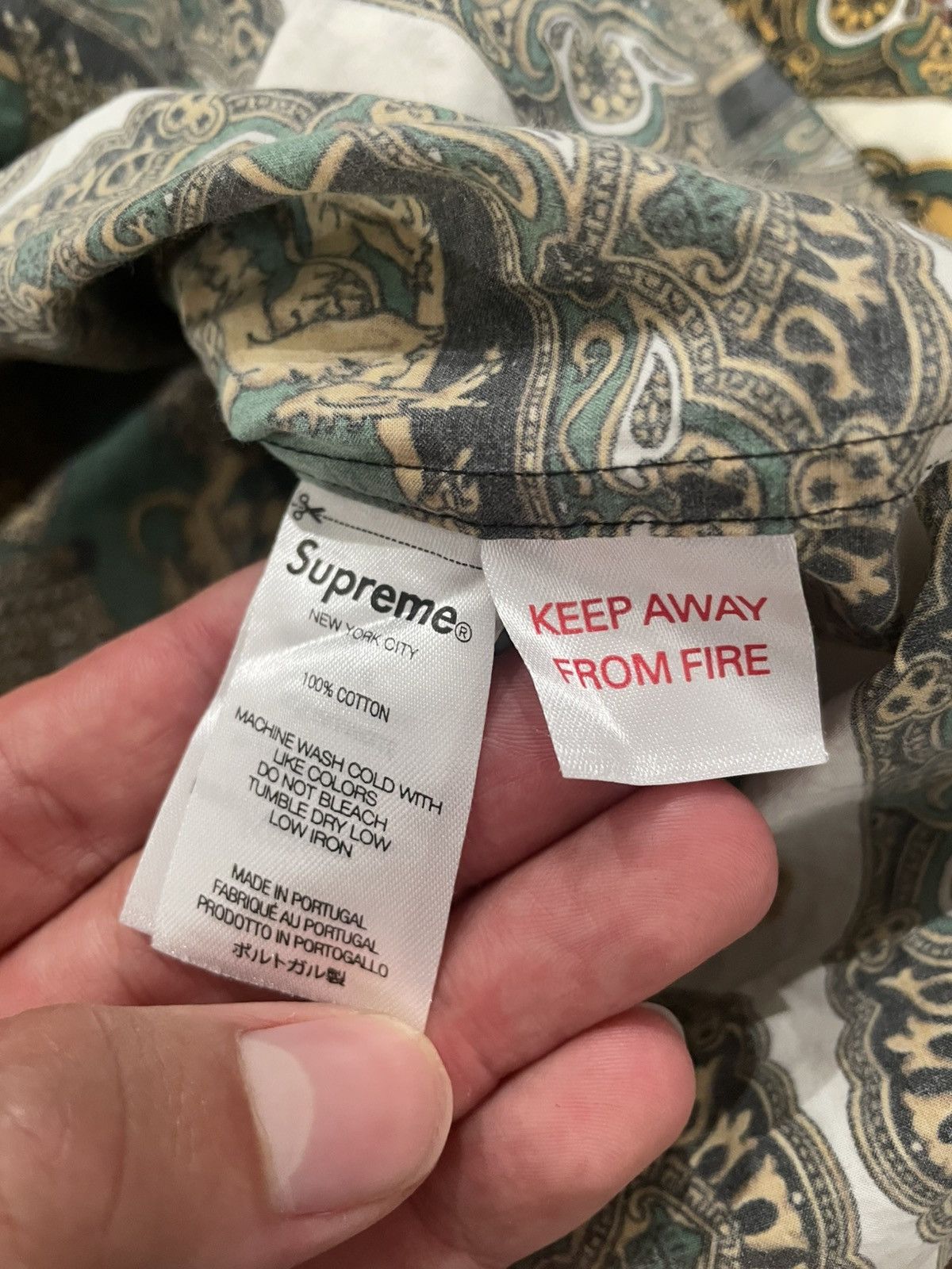 Supreme Supreme Regency Pajama Shirt (X-Large) Size US XL / EU 56 / 4 - 3 Thumbnail