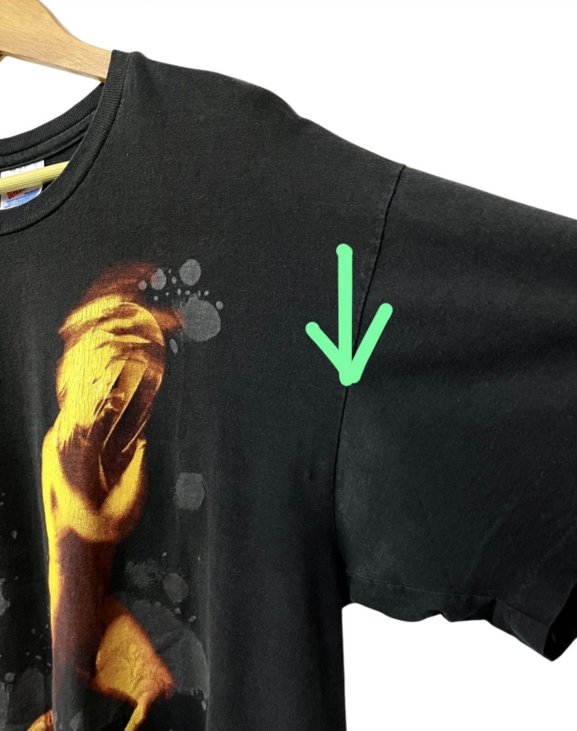 Band Tees VINTAGE 90s LIVING COLOUR STAIN PUNK FUNK ROCK BAND TSHIRT Size US XL / EU 56 / 4 - 11 Thumbnail