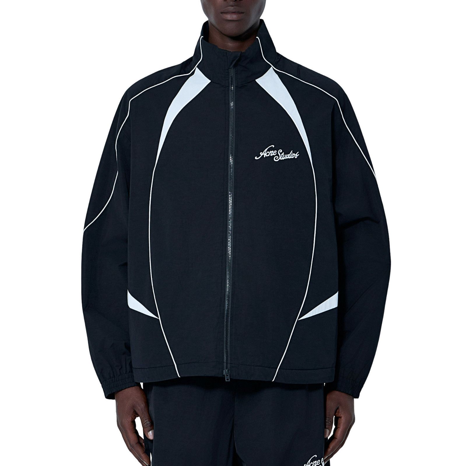 Acne Studios ACNE STUDIOS Black High-Neck Zip Jacket New & Authentic (Men Size US L / EU 52-54 / 3 - 1 Preview