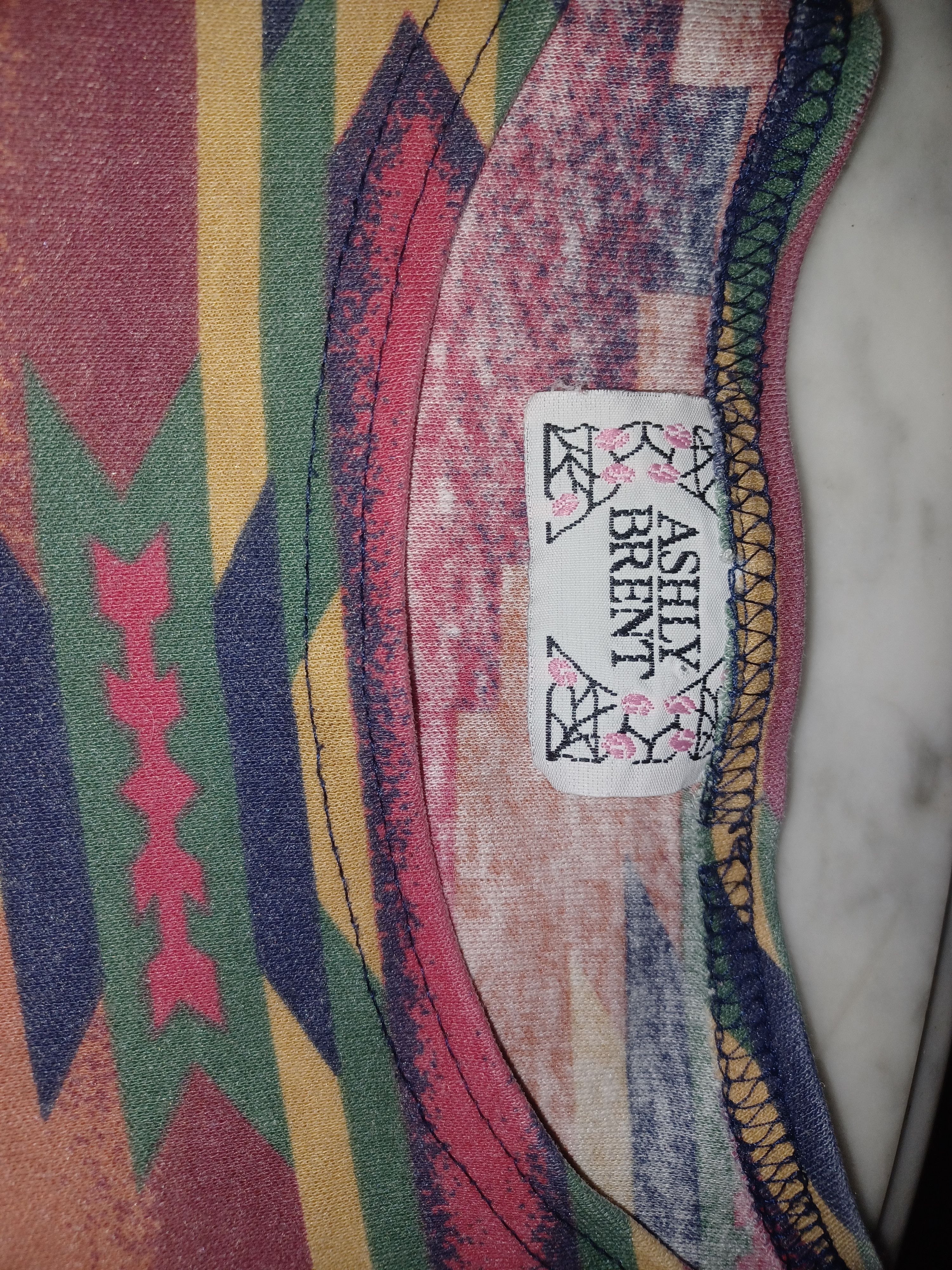 Other Ashly Brent Women's Long Sleeve Tee SZ Large Multicolor Size L / US 10 / IT 46 - 2 Thumbnail