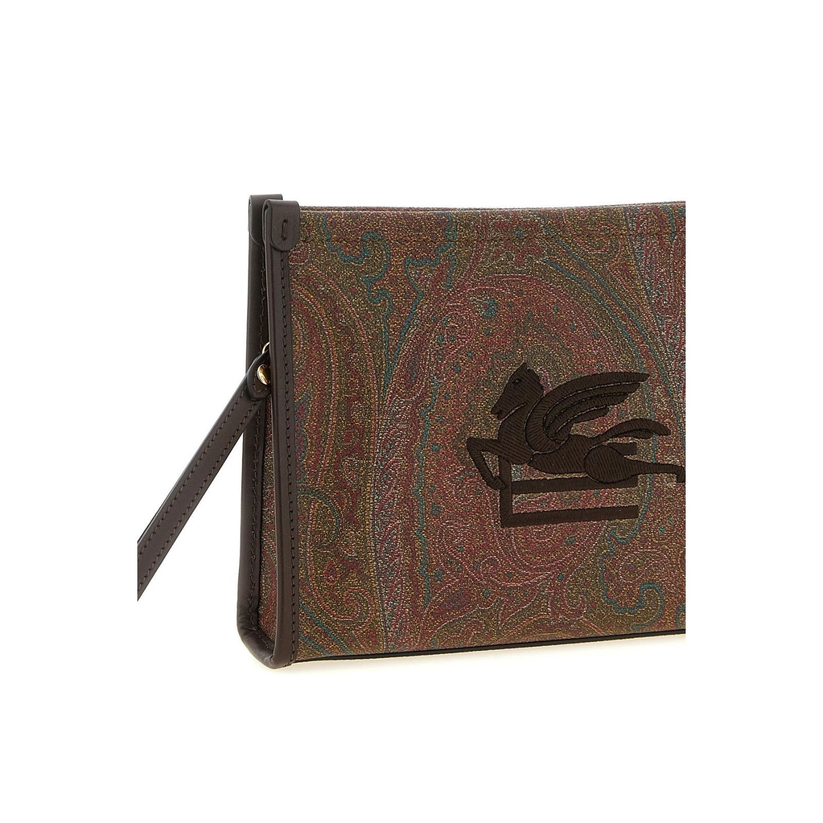 Etro ETRO Arnica Medium Brown Clutch Bag New Size ONE SIZE - 3 Thumbnail