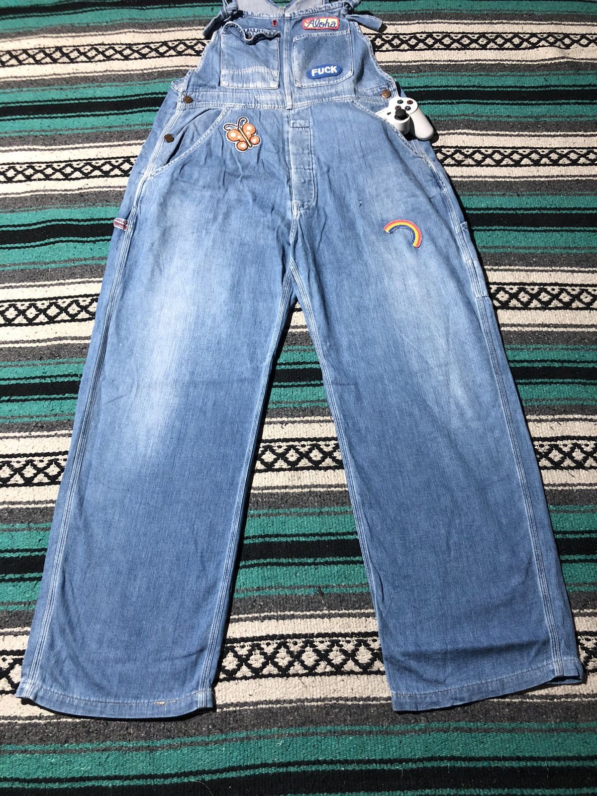 Hysteric Glamour Rare !! Hysteric Glamour Overalls Denim Size 28" / US 6 / IT 42 - 3 Thumbnail