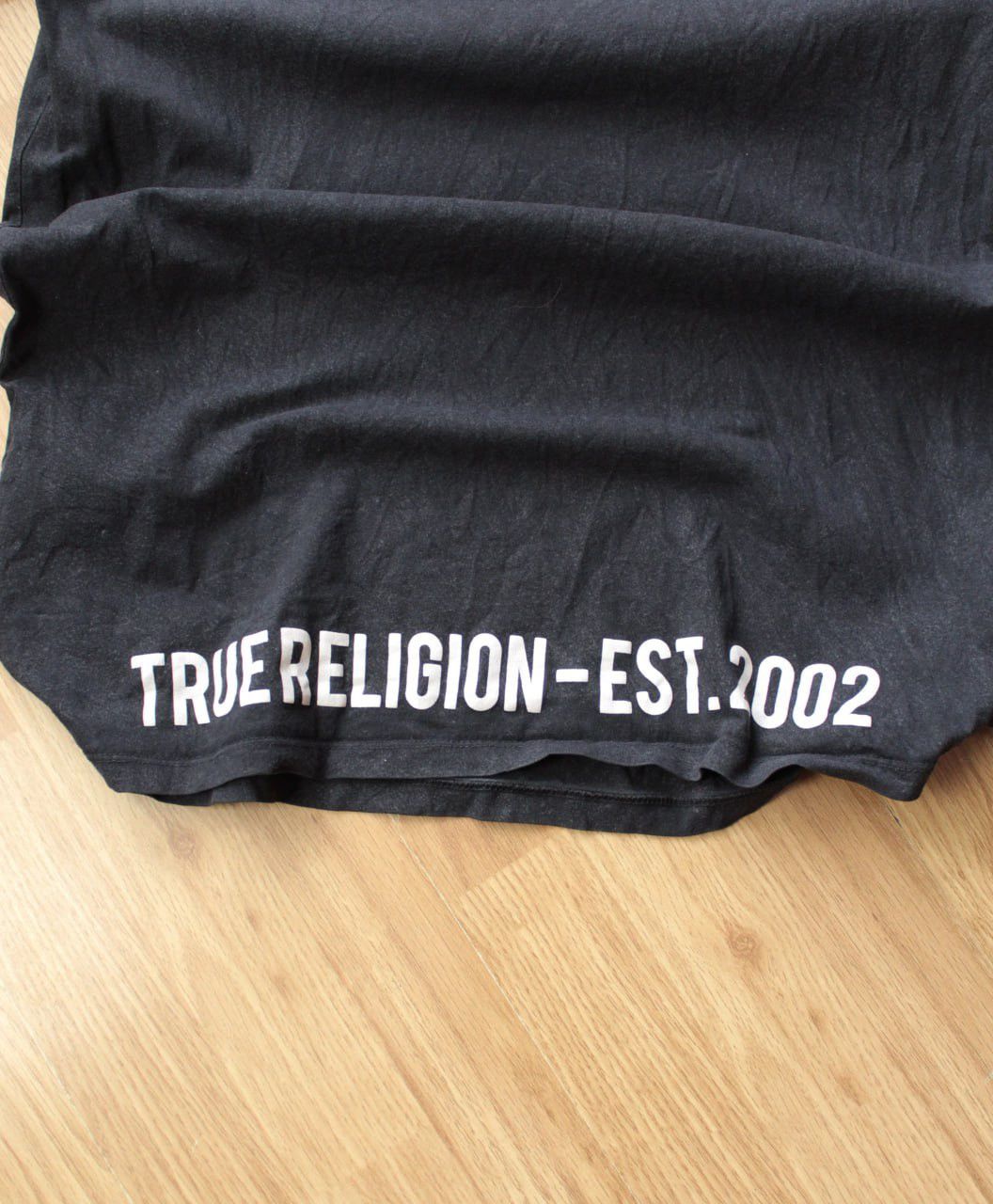 True Religion 🔥 Vintage True Religion Faded Washed T Shirt Logo Y2K Black Size US M / EU 48-50 / 2 - 4 Thumbnail