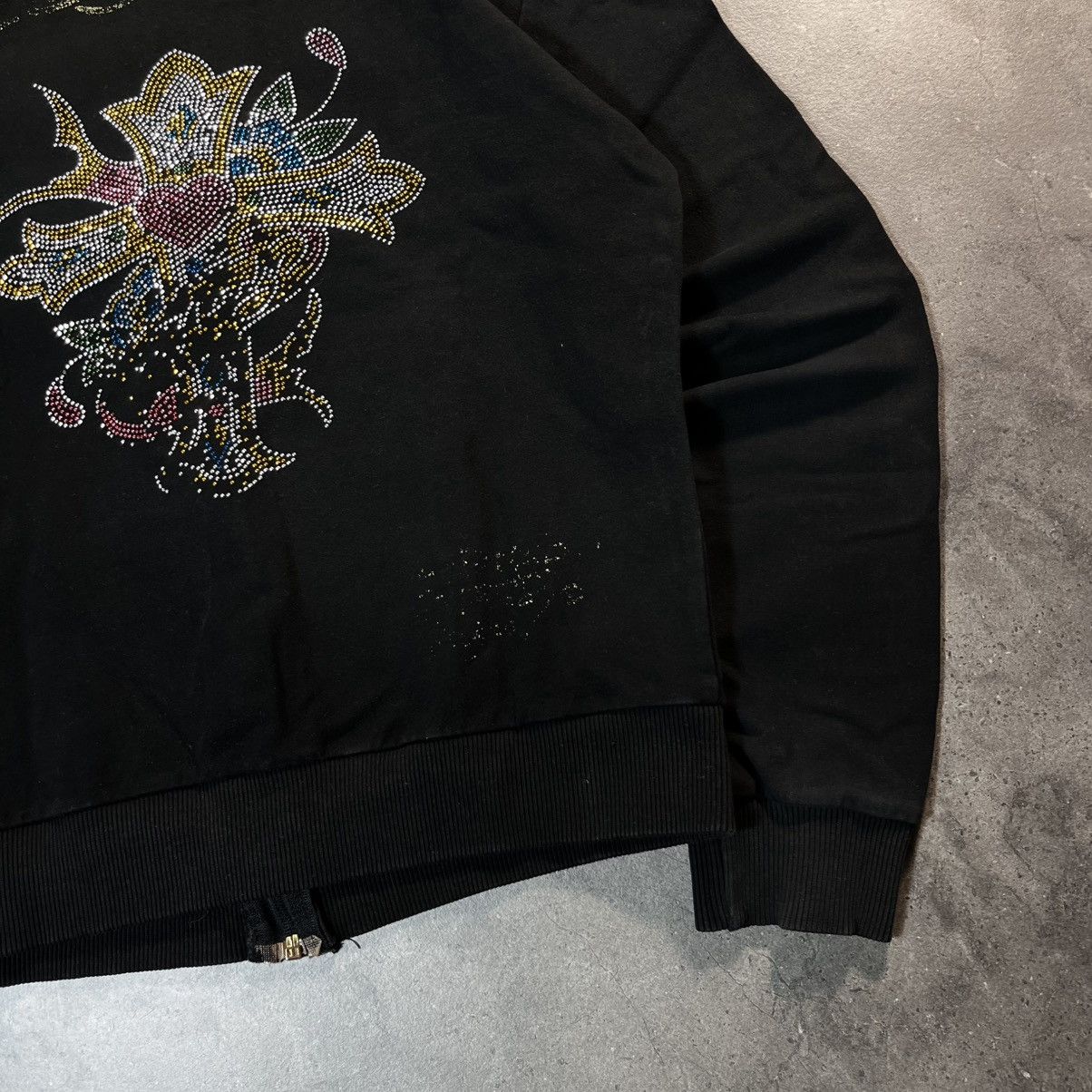 Ed Hardy Vintage Y2K Ed Hardy Cross Big Logo Zip Sweatshirt Drip Size US S / EU 44-46 / 1 - 4 Thumbnail