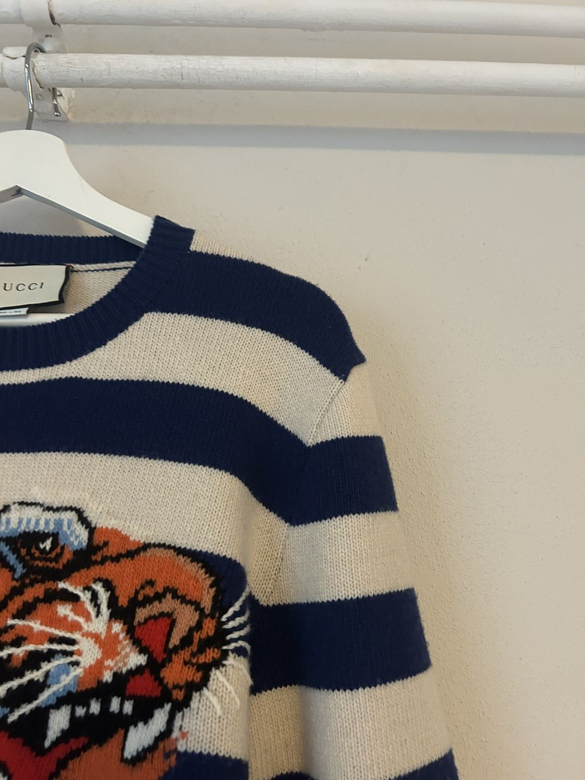 Gucci Tiger Intarsia Knit Sweater Size US M / EU 48-50 / 2 - 7 Thumbnail