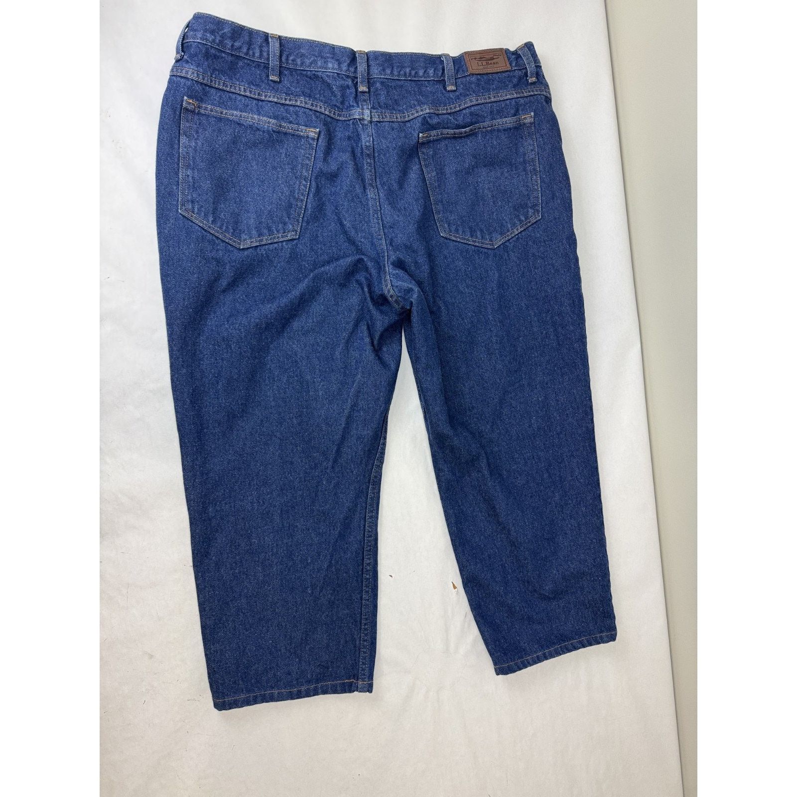 L.L. Bean LL Bean Men's Natural Fit Jeans 100% Cotton Relaxed 42 * 28 Size US 42 / EU 58 - 6 Thumbnail