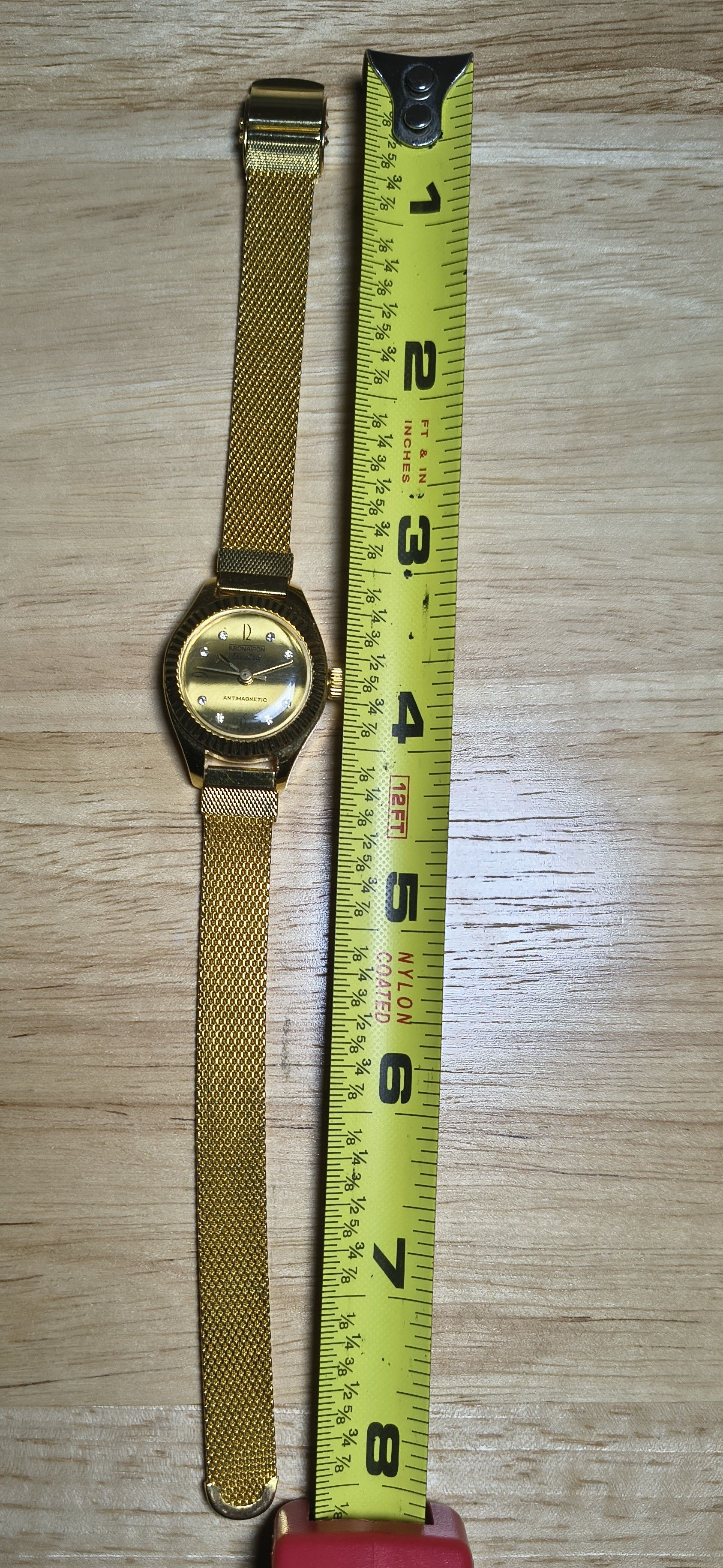 Other Vintage Ladies Kronairon Electra Mechanical Watch.. Works! Size ONE SIZE - 6 Thumbnail