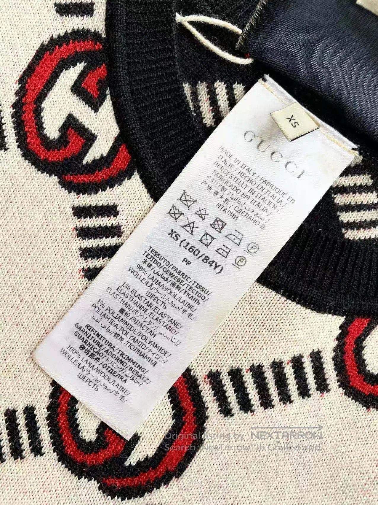 Gucci Guicci The old flower is full of prints, and the knitted s Size XS / US 0-2 / IT 36-38 - 5 Thumbnail