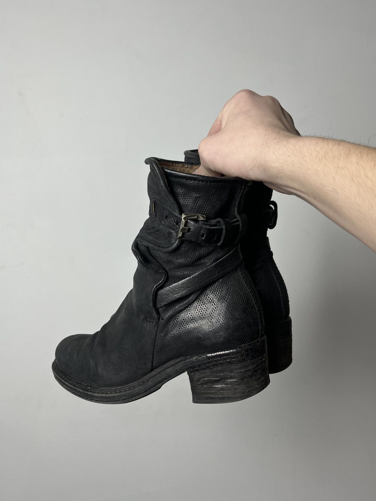 A.S.98 🔥A.S.98 AIRSTEP ANKLE STRAPS LEATHER 90'S BOOTS GUIDI VIBE Size US 6.5 / IT 36.5 - 9 Thumbnail