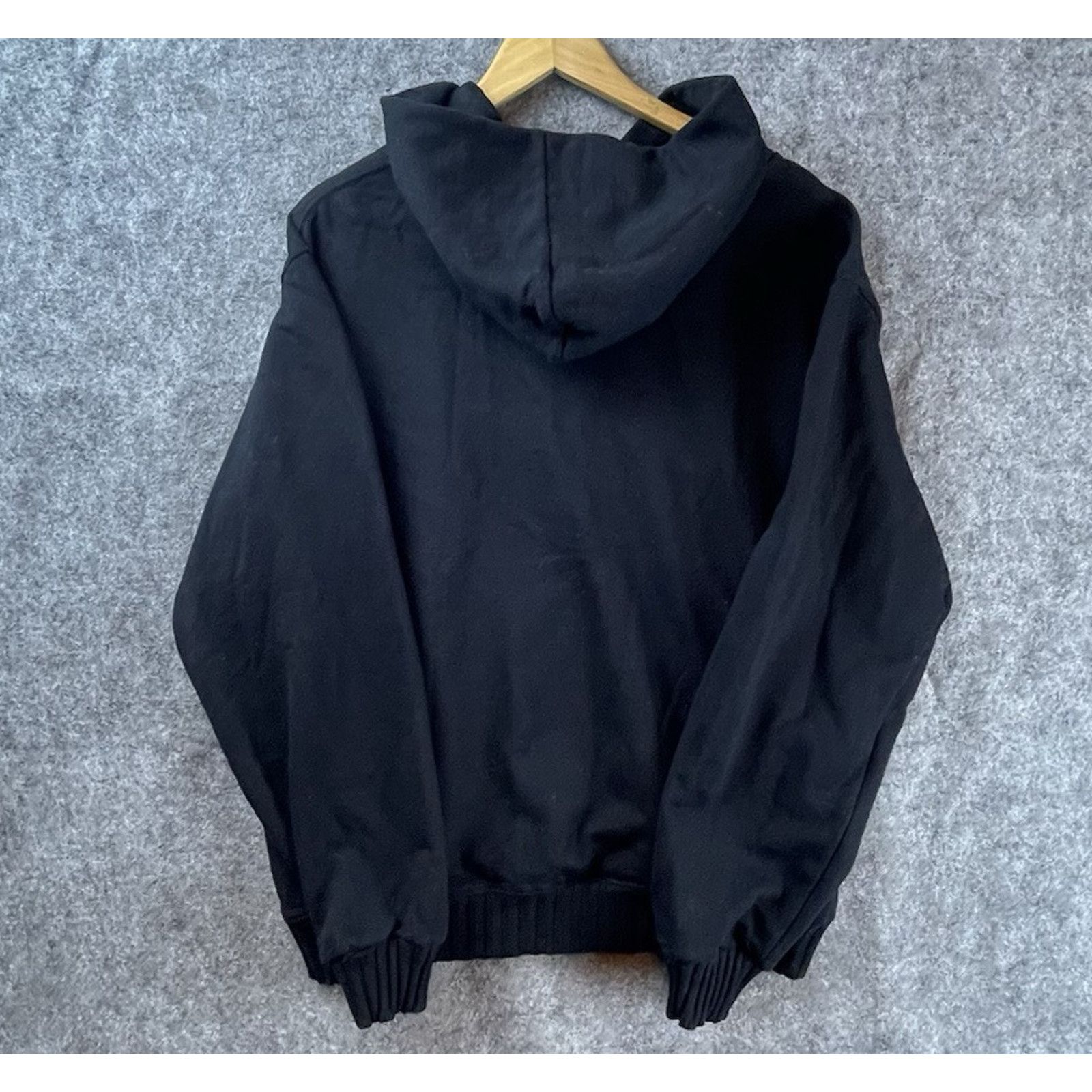 MNML MNML Hoodie Mens Large Black Zip Kangaroo Pocket Modern Size US L / EU 52-54 / 3 - 2 Thumbnail