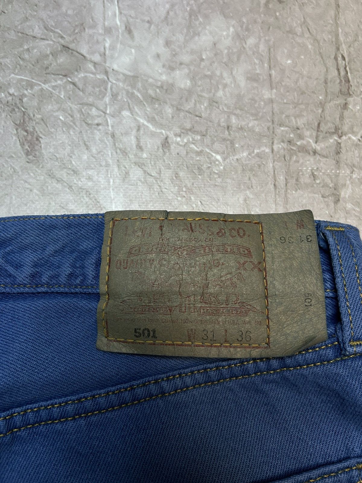 Levi's × Vintage Vintage 90s Levis 501 Denim Jeans Made In USA Size US 31 - 7 Thumbnail