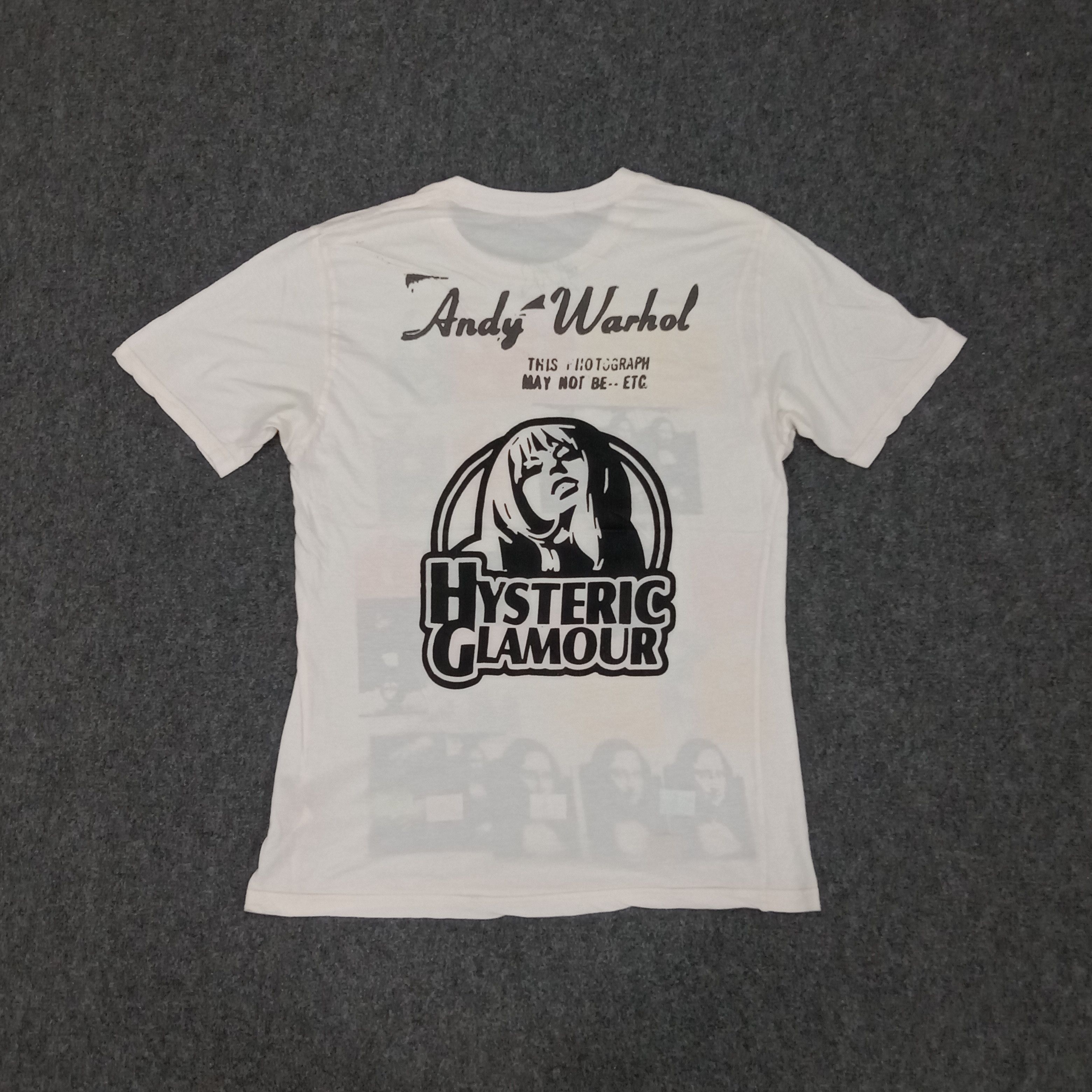 Andy Warhol Hysteric Glamour X Andy Warhol Japan Brand Tshirt Size US M / EU 48-50 / 2 - 4 Thumbnail