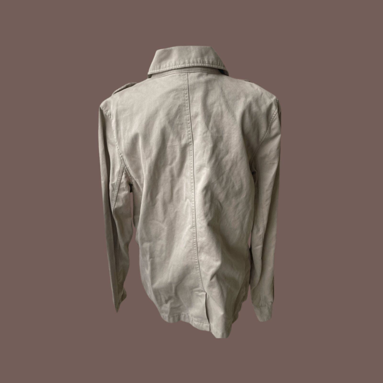 Old Navy VTG Utility Jacket | Old Navy Tan Cotton | Normcore 2000s Size XL / US 12-14 / IT 48-50 - 2 Thumbnail