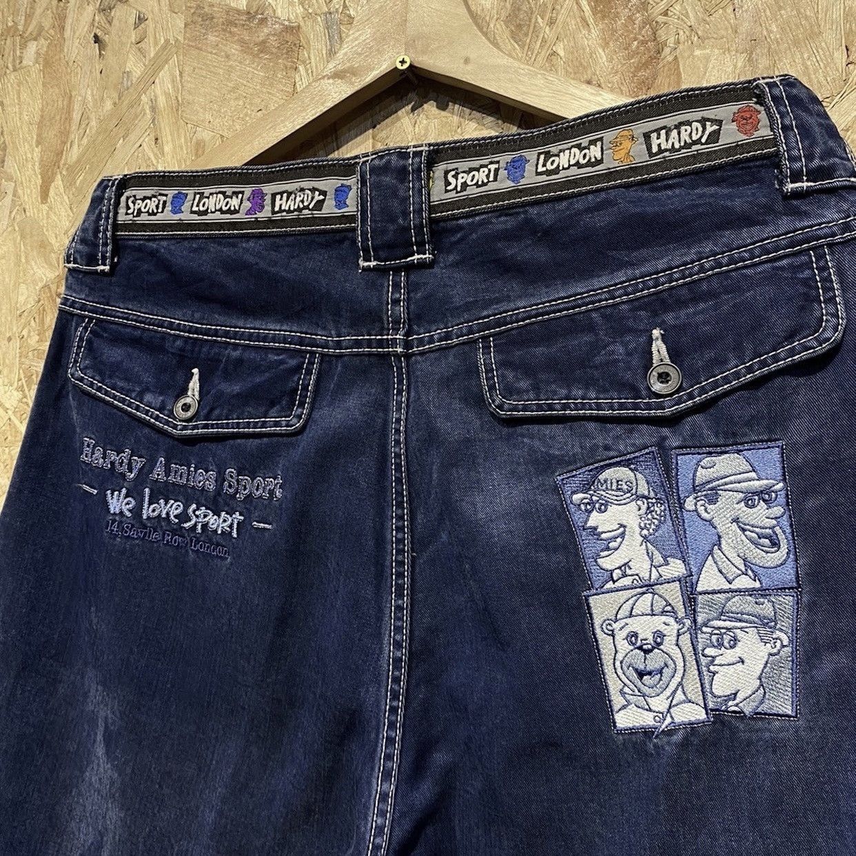 Hardy Amies vintage Hardy Amies Sport jeans with embroidered details. Size US 32 / EU 48 - 7 Thumbnail