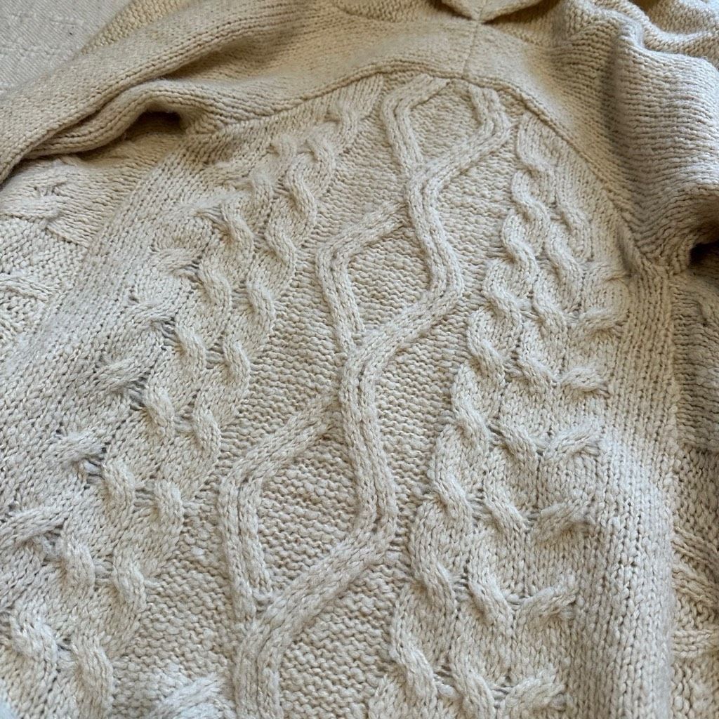 Free People Free People Wool Blend Knit Warm Cream Cardigan Sweater Fall Size XS / US 0-2 / IT 36-38 - 5 Thumbnail