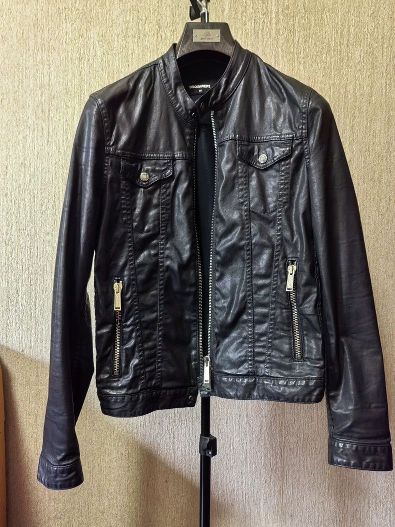 Jil Sander Jil Sander Black Leather Jacket Size XL / US 12-14 / IT 48-50 - 1 Thumbnail