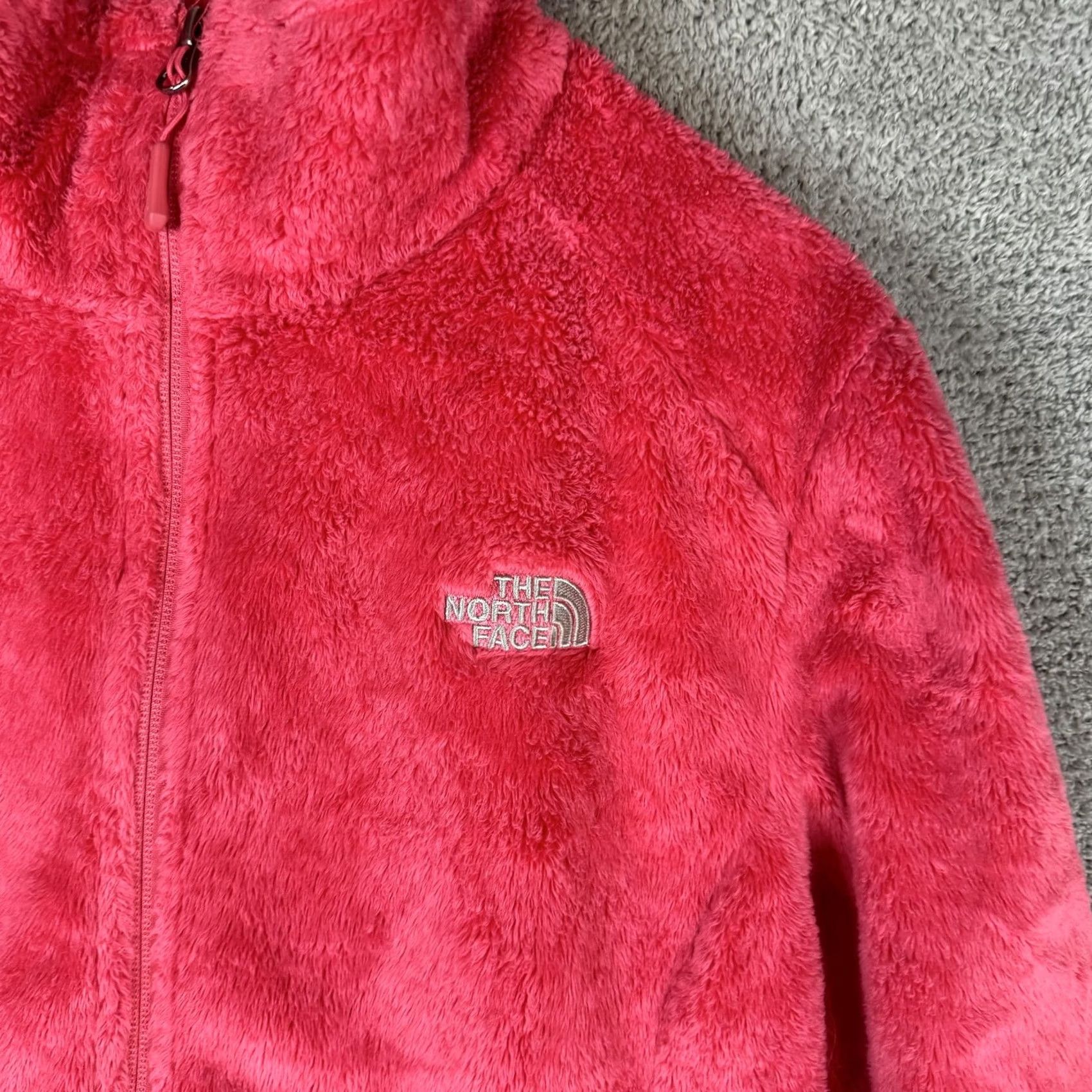 The North Face The North Face Womens Large Pink Fleece Jacket Full Zip Size L / US 10 / IT 46 - 4 Thumbnail