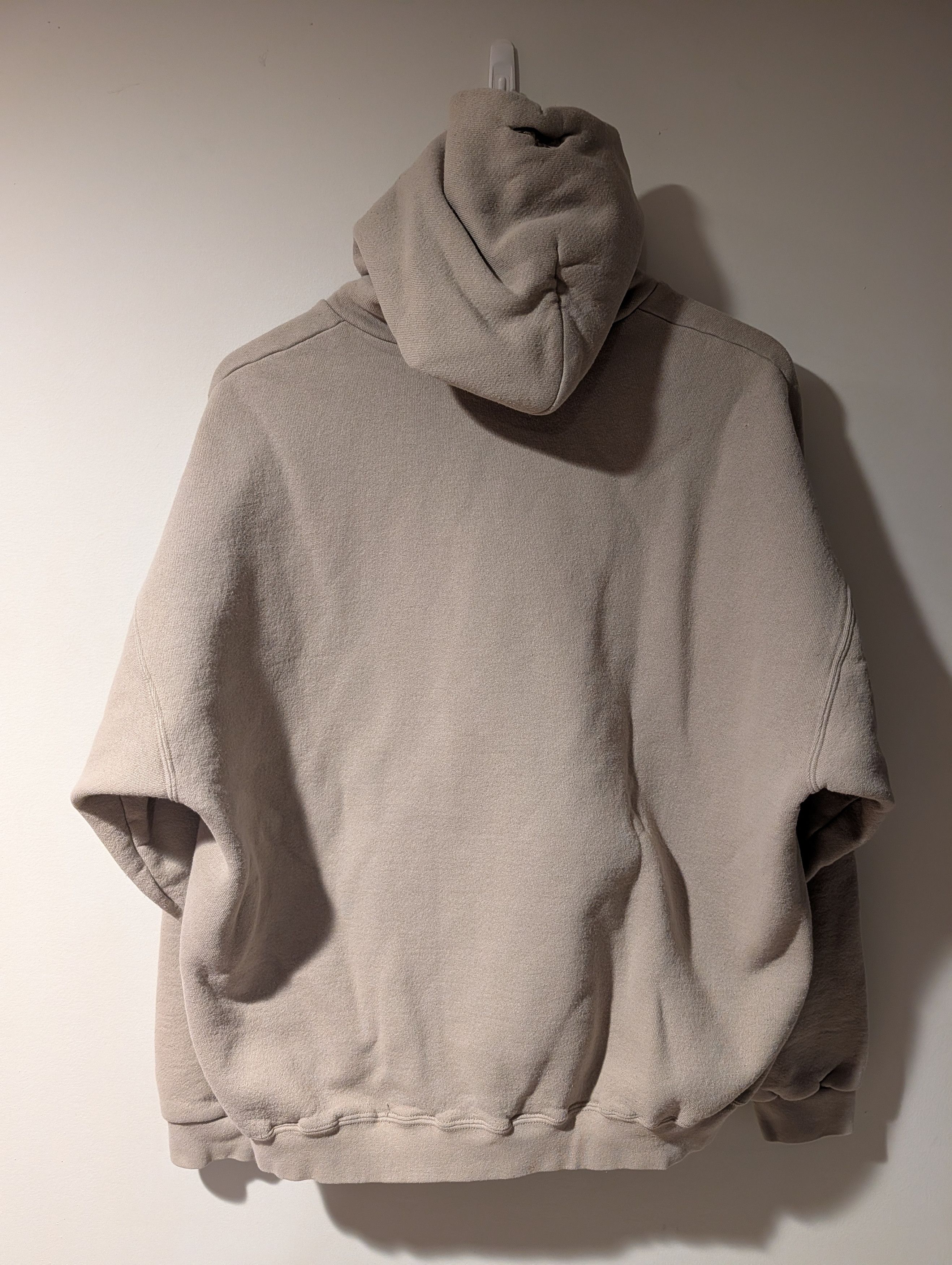 No Fear Vintage 90s No Fear Eyes Embroidered Pullover Hoodie Tan XL Size US XL / EU 56 / 4 - 7 Thumbnail