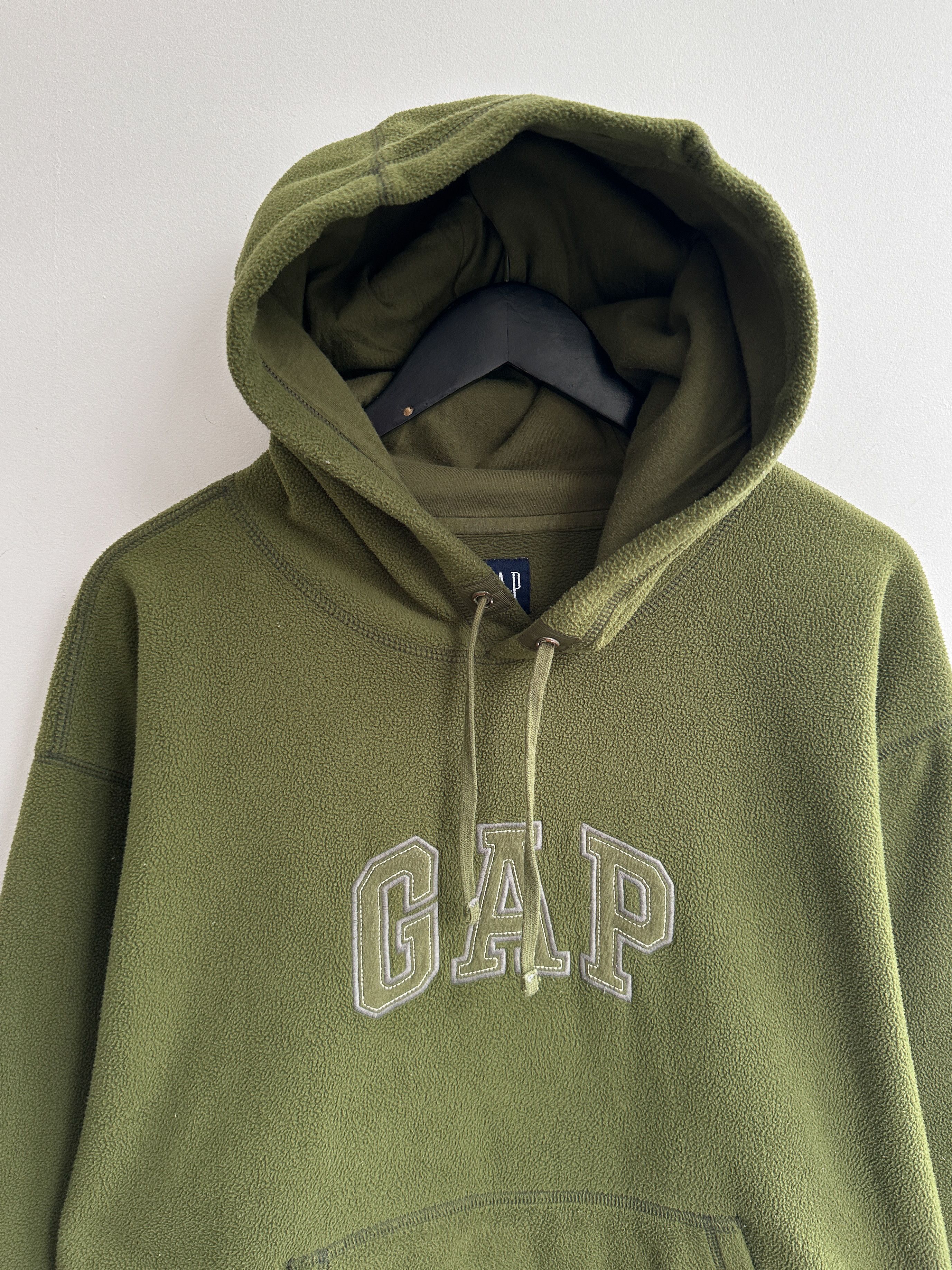 Gap Vintage GAP Fleece Hoodie Size US L / EU 52-54 / 3 - 2 Thumbnail