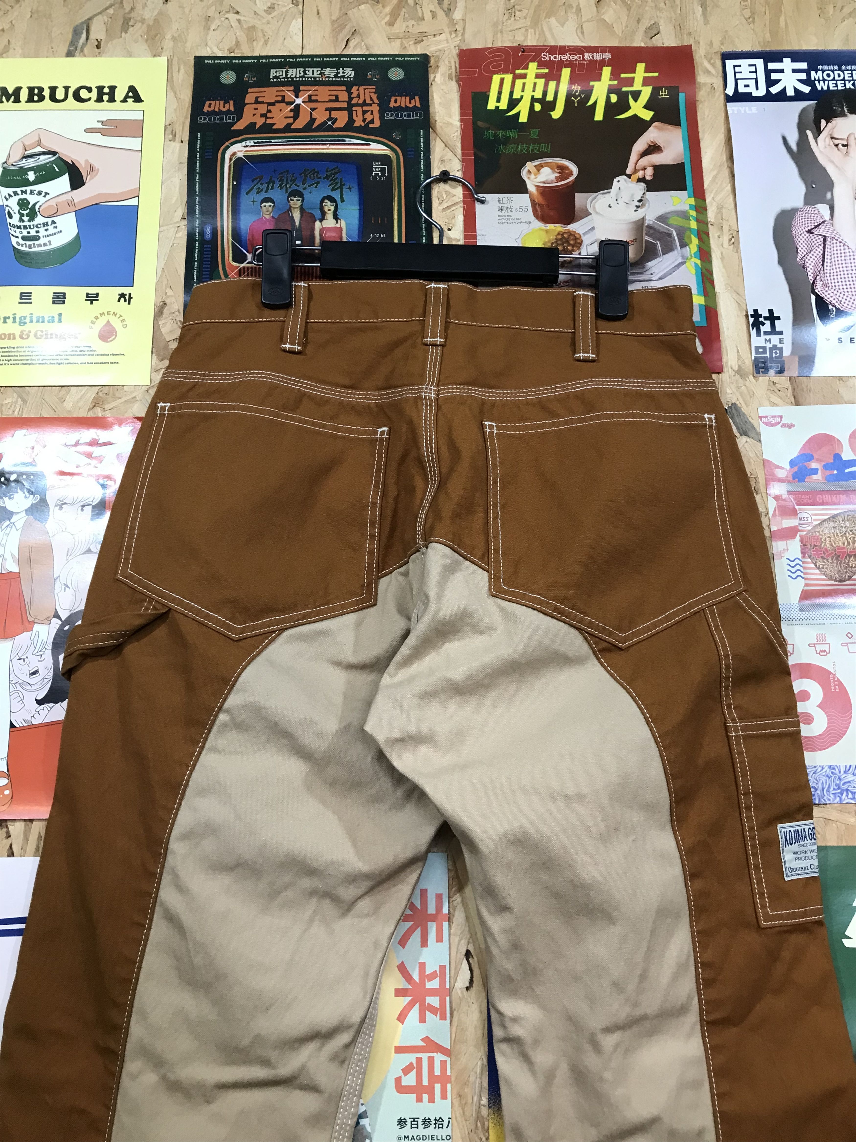 KOJIMA GENES Kojima Genes 2 Colour Carpenter Denim Pants Size US 31 - 4 Thumbnail