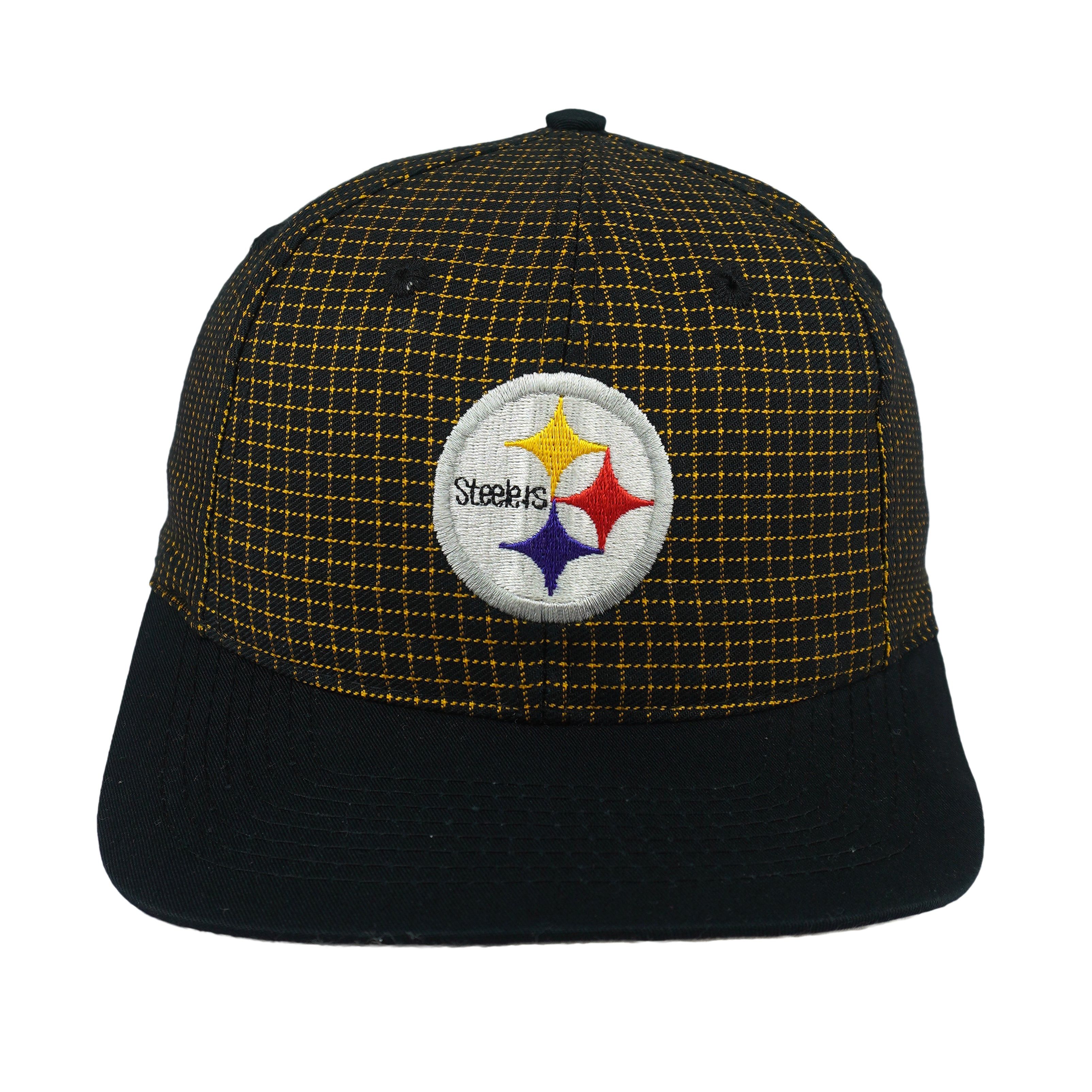 Logo 7 NFL - Pittsburgh Steelers Plaid Snapback Hat 1990s Size ONE SIZE - 1 Thumbnail