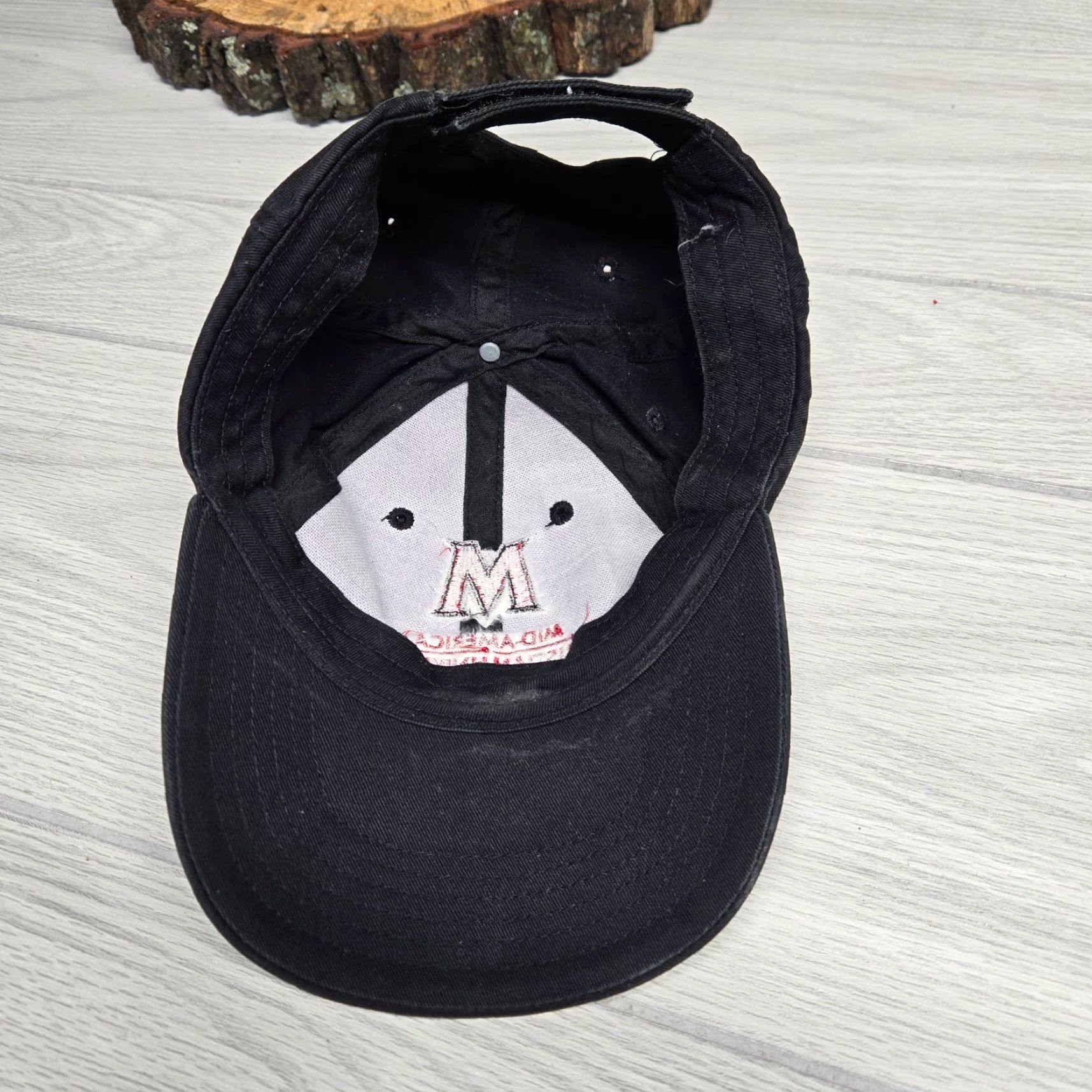 Vintage Mid America Christian University Logo Hat Adult One Size Black Baseball Cap Adjustable Strapback Unbranded Unisex Size ONE SIZE - 5 Thumbnail
