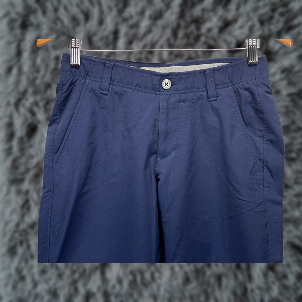 Under Armour Under Armour Pants Mens 30x30 Blue Performance Lightweight Chino Flat Front Regular Straight Golf Sports 90s? Size US 30 / EU 46 - 1 Thumbnail