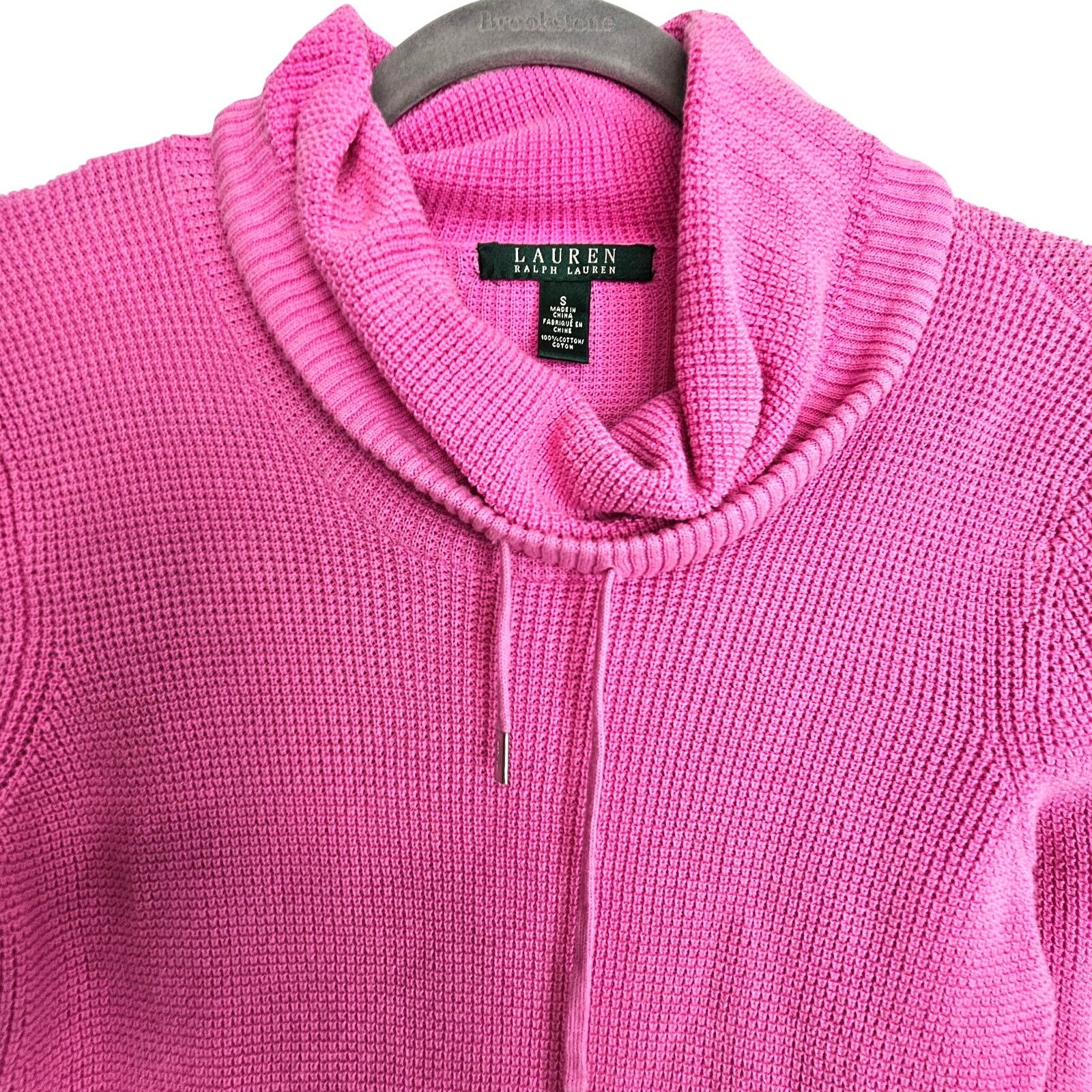 Lauren Ralph Lauren Lauren Ralph Lauren Womens Knit Cowl Neck Sweater S Preppy Size S / US 4 / IT 40 - 2 Thumbnail