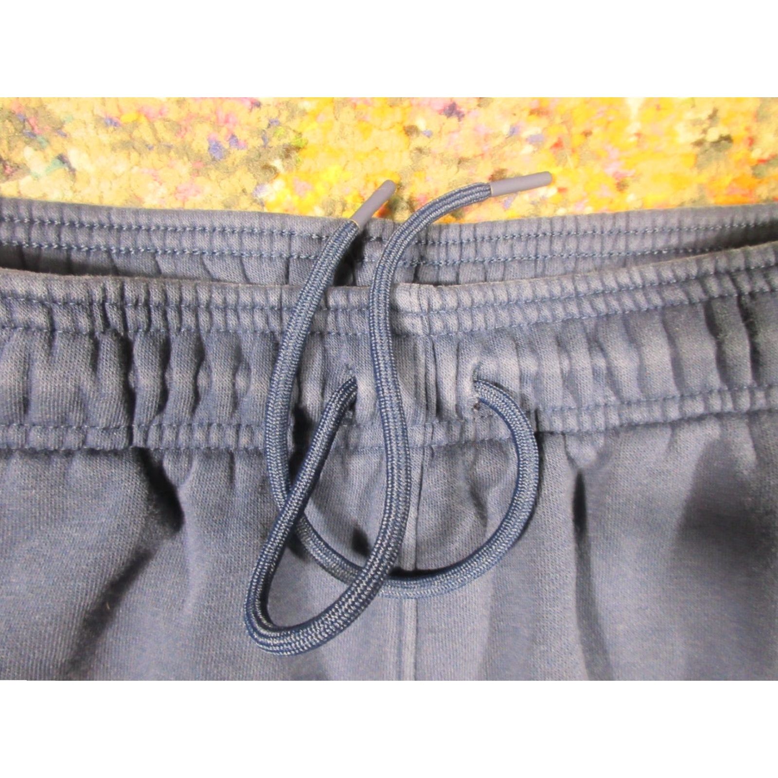Nike Vtg Nike Jordan Sweatpants Mens M Navy Fleece Joggers Cotton Polyester Fleece Size US 31 - 4 Thumbnail