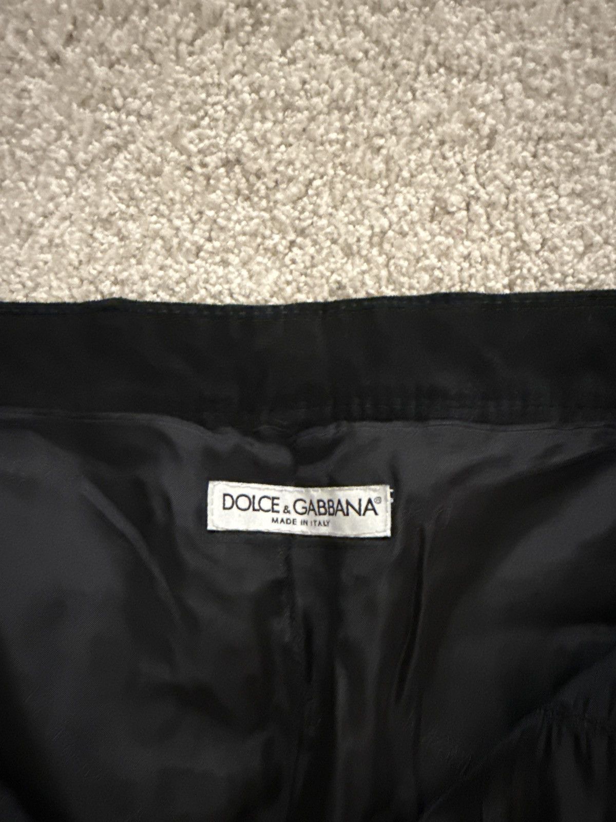 Dolce & Gabbana AW03 leather suede trousers Size US 32 / EU 48 - 2 Thumbnail